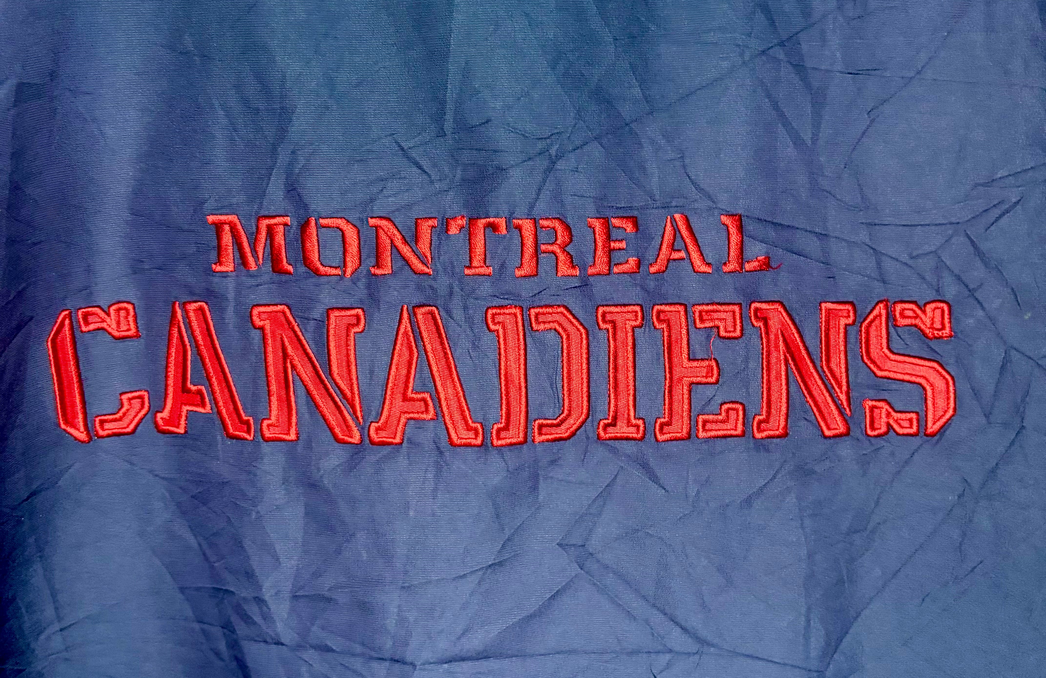 Reebok NHL Montreal Canadiens Trainingsjacke Blau Größe L
