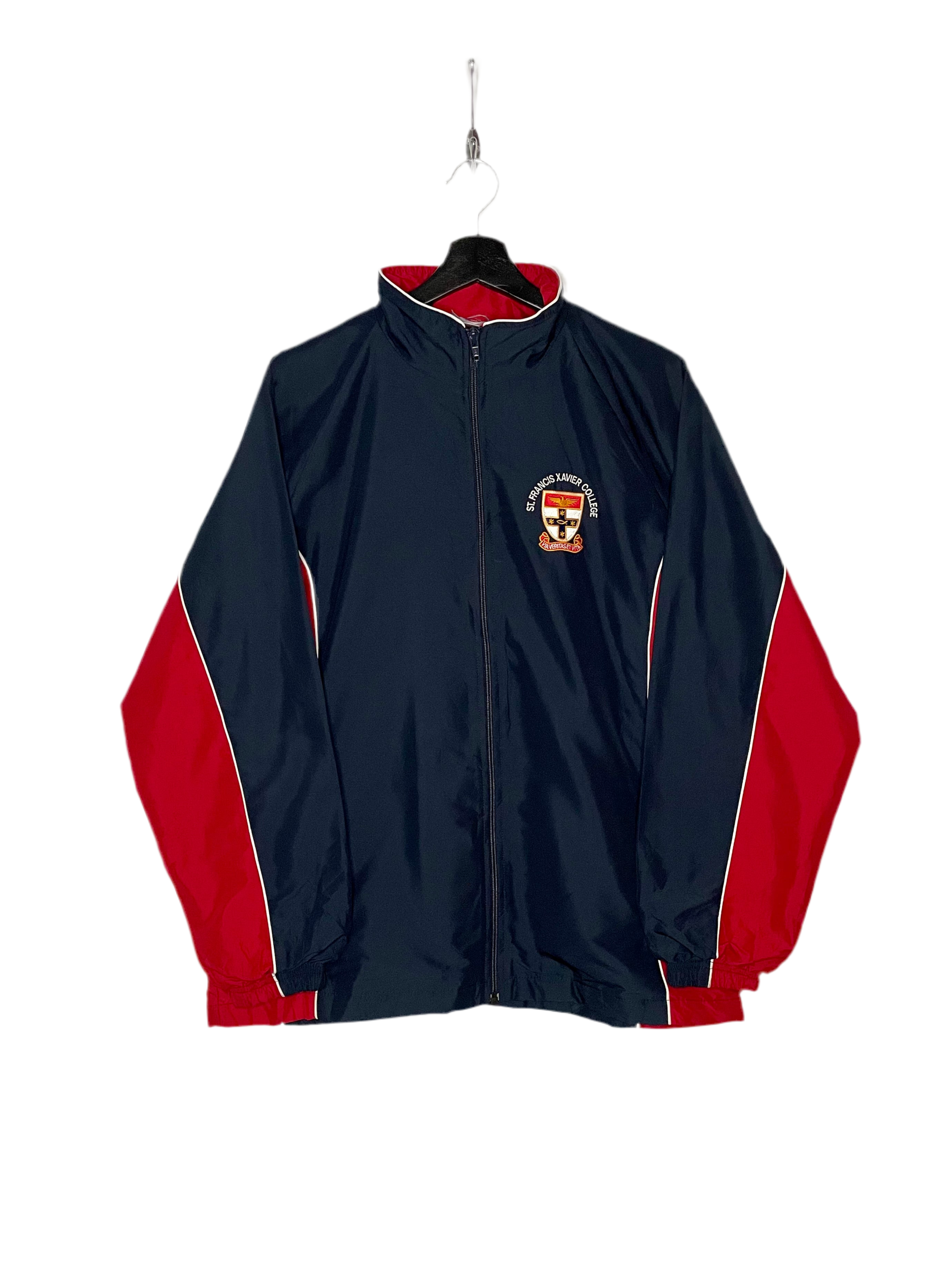 Champion Trainingsjacke St. Francis College Blau/Rot Größe S