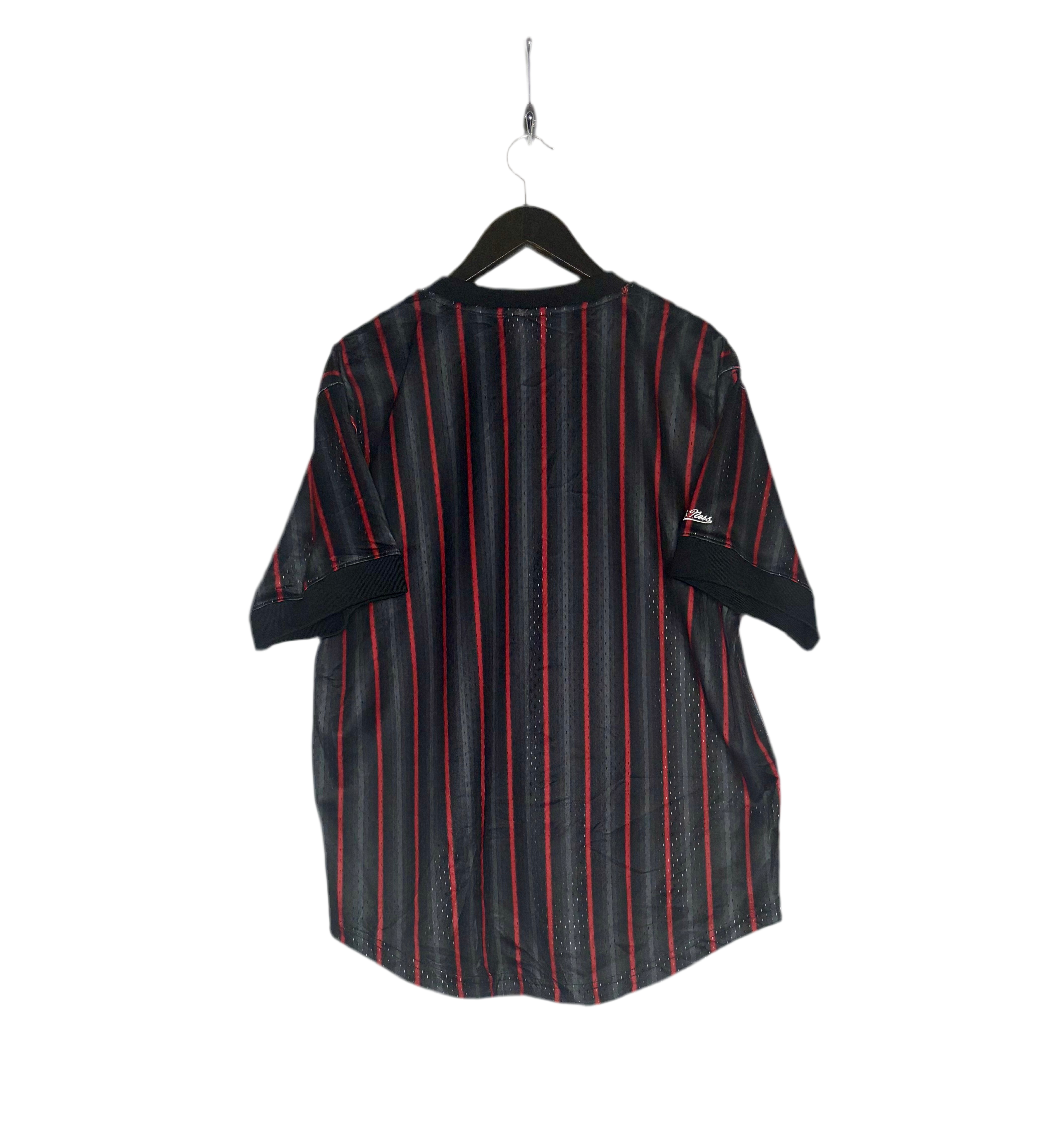 Mitchell & Ness Chicago HWC Pinstripe Jersey Schwarz Größe L