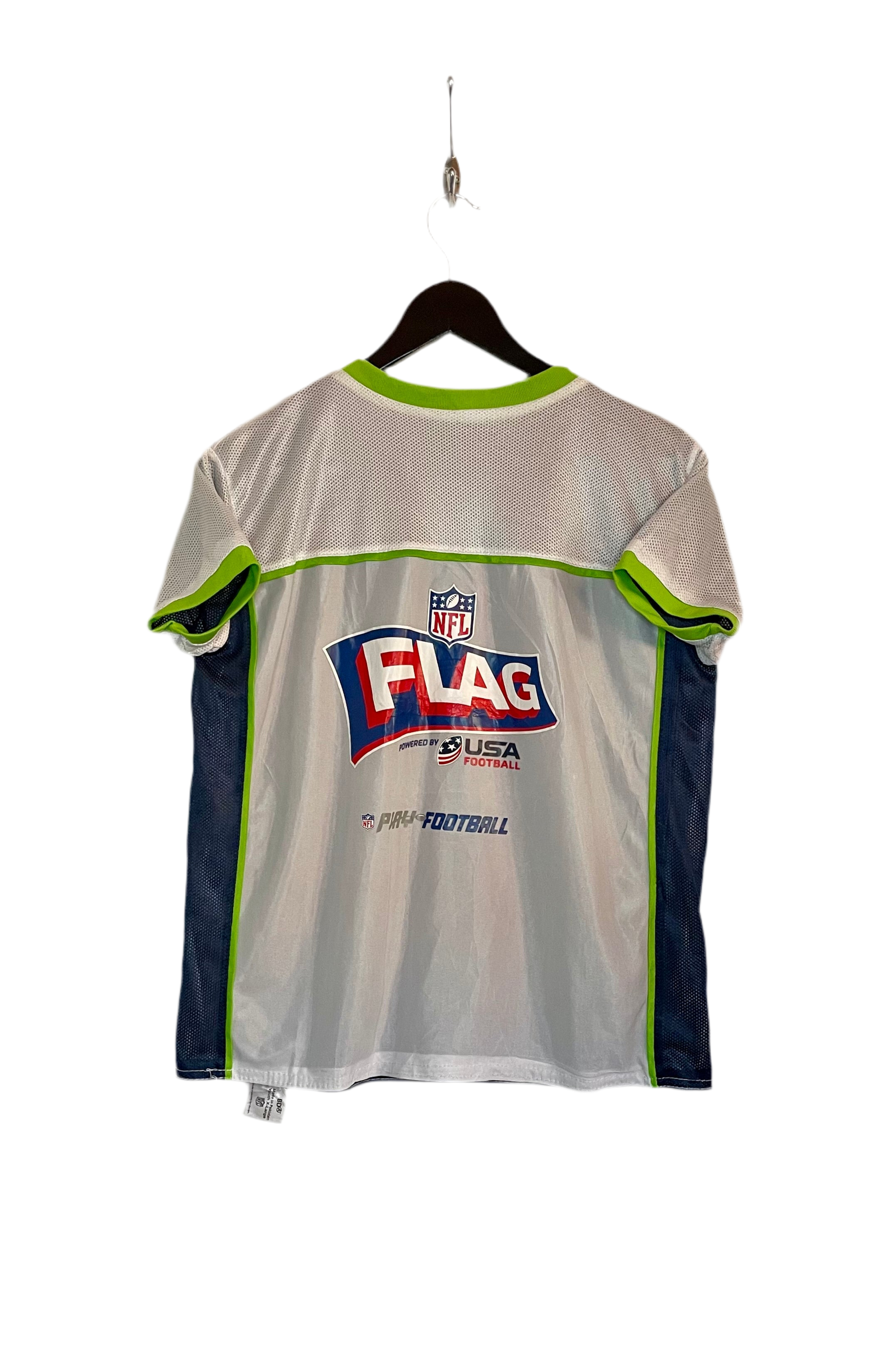 NFL Seattle Seahawks Flag Football Jersey Blau Größe XL Kinder