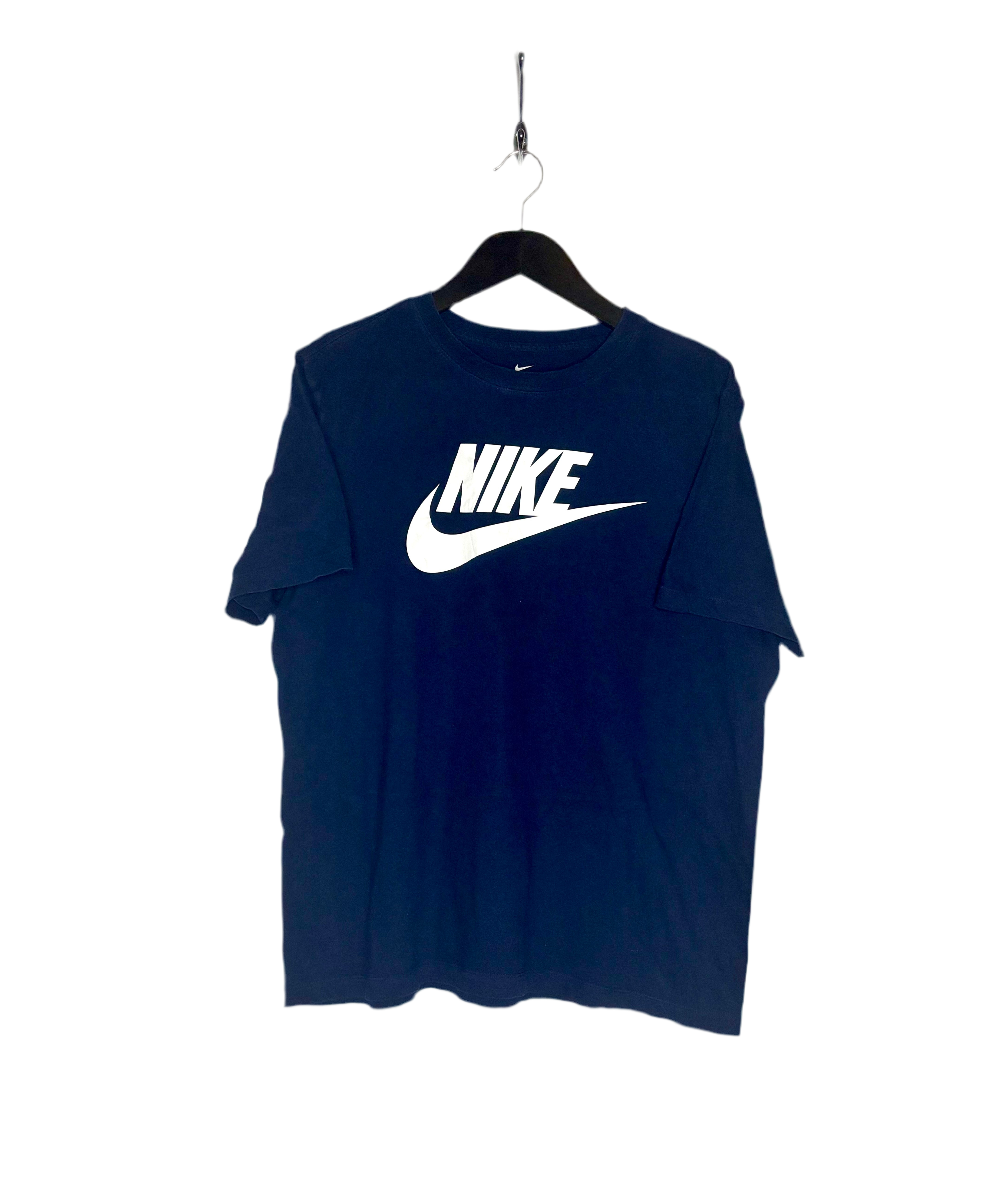 Nike Classic T-Shirt Dunkelblau Größe L