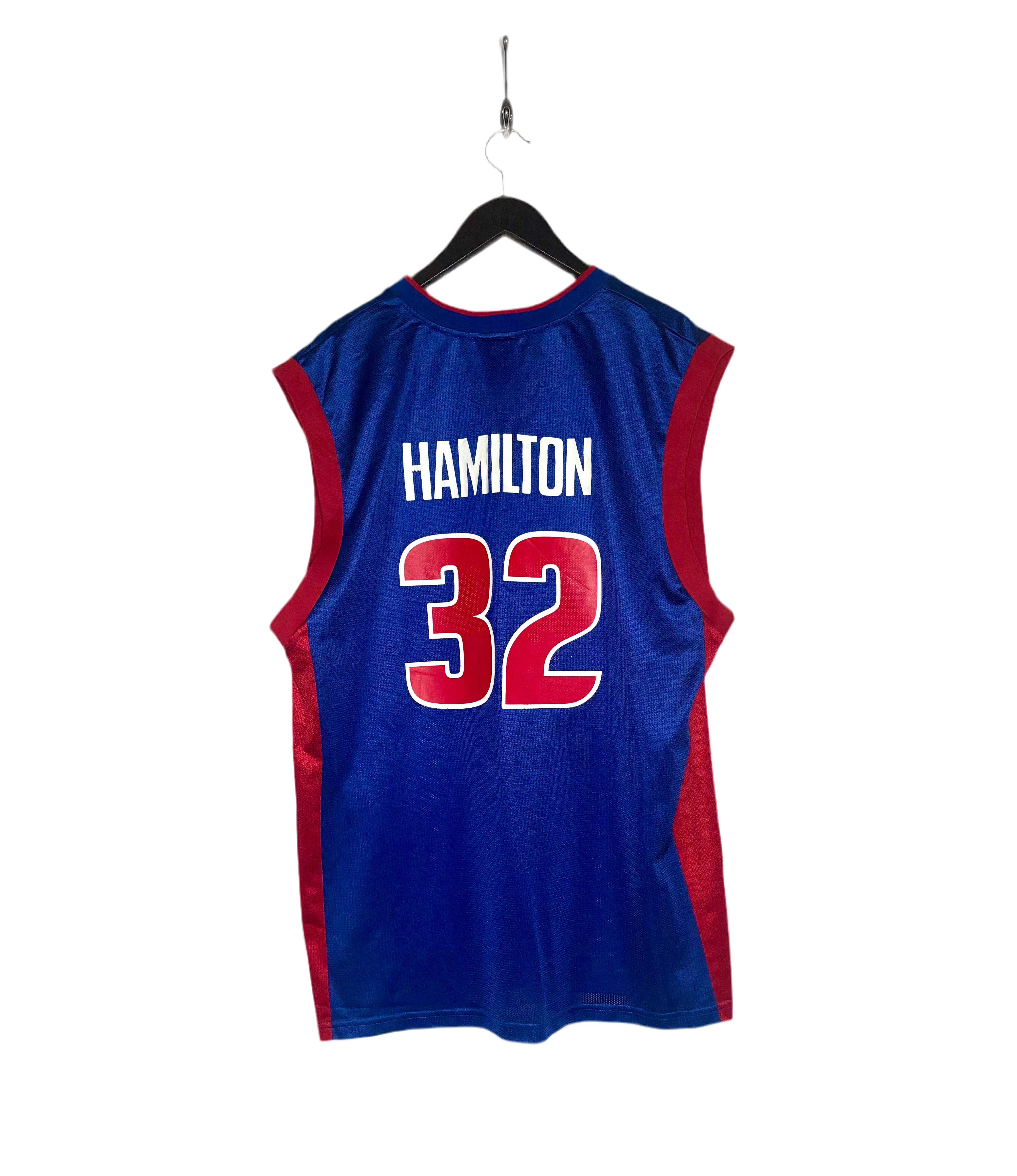 Reebok NBA Vintage Detroit Pistons Jersey #32 Richard Hamilton Blau Größe L