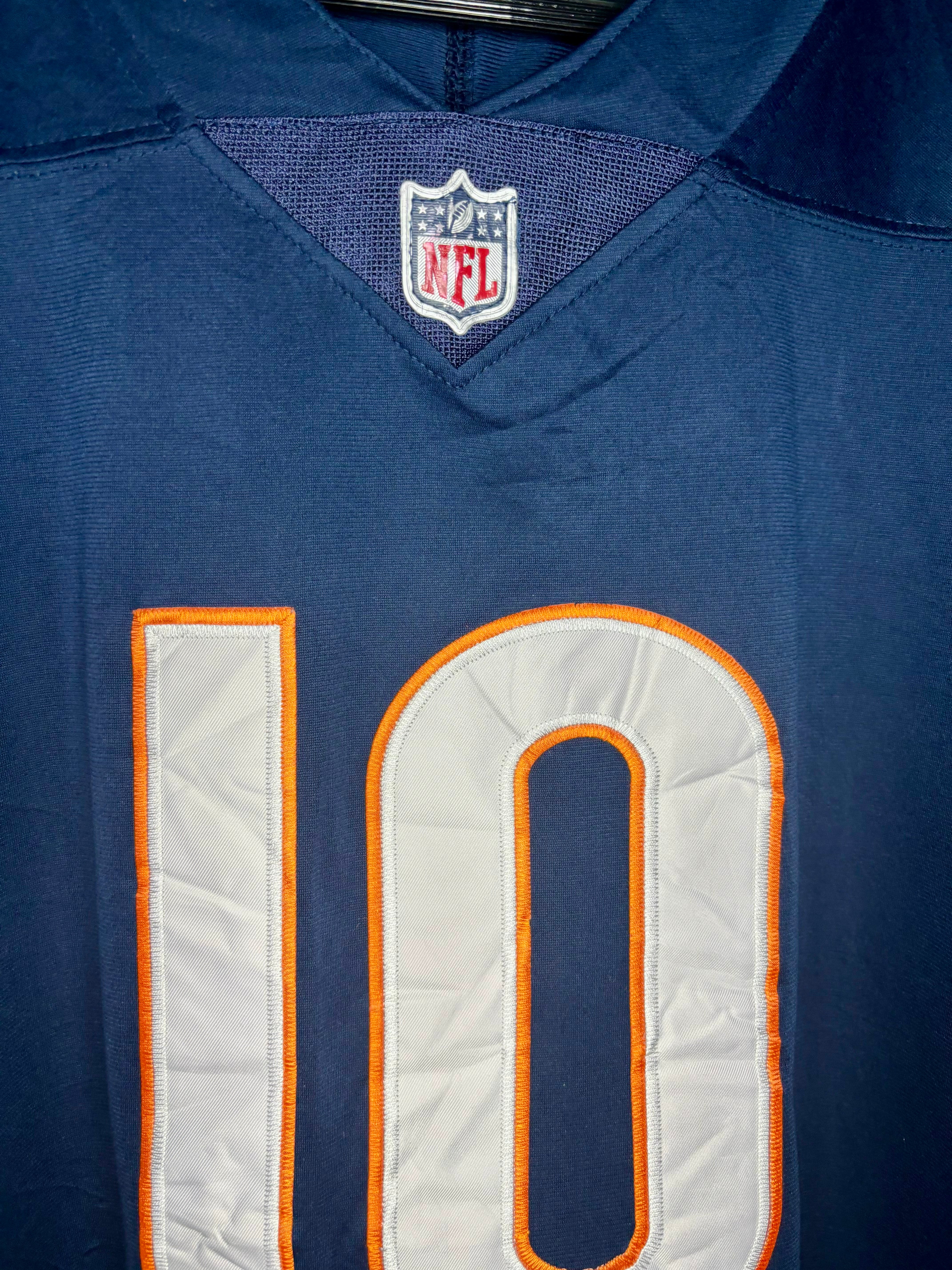 Nike NFL Chicago Bears Jersey #10 Mitchell Trubisky Blau Größe 6XL