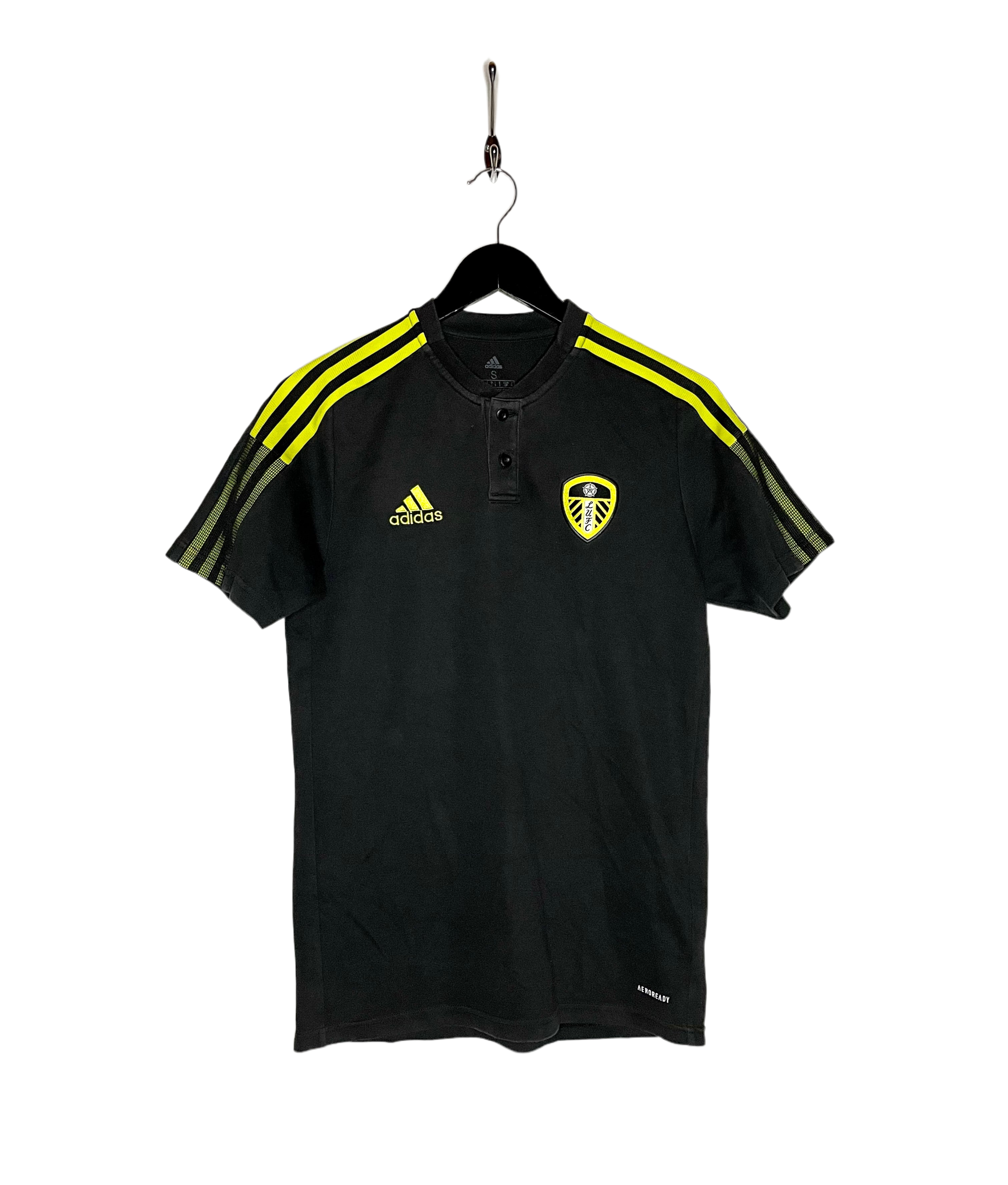 Adidas Camiseta Leeds United Negro/Amarillo Talla S