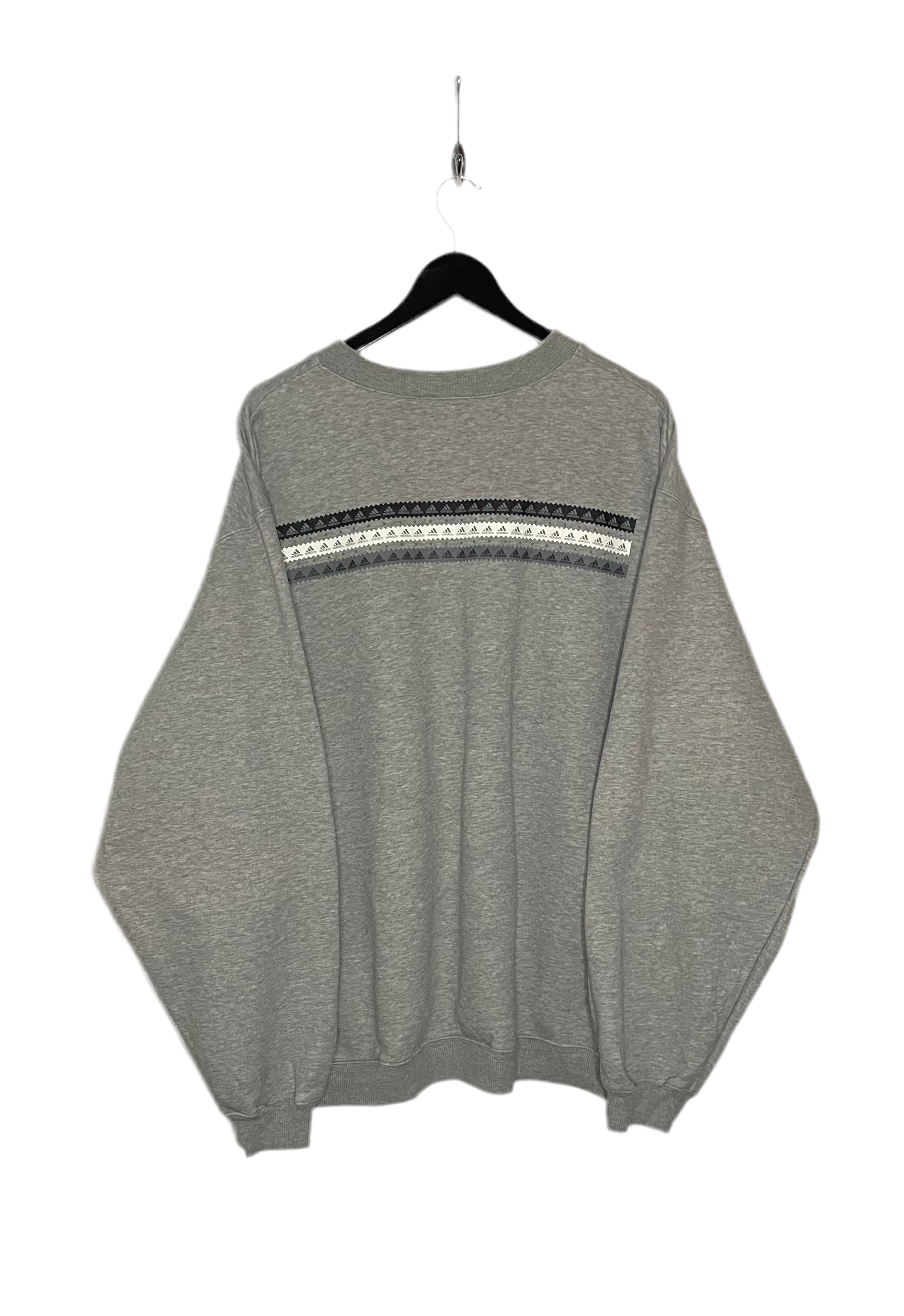 Adidas Vintage Sweater Grau Größe XL