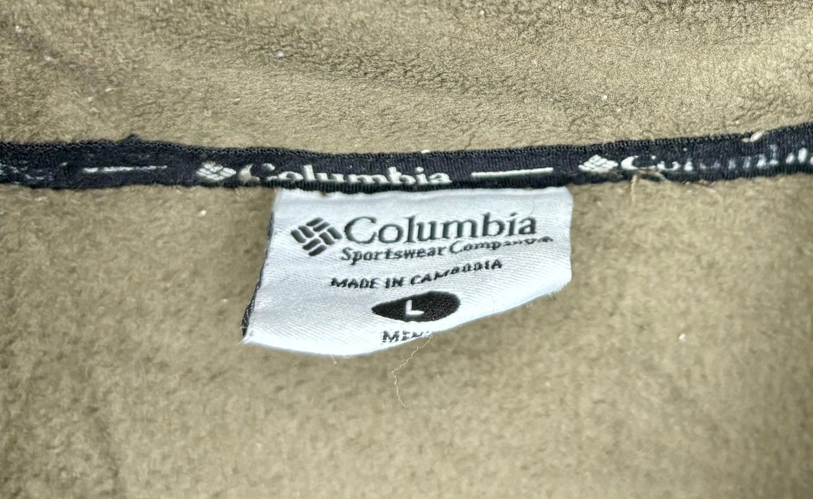 Columbia Q-Zip Fleece Sweater Braun Größe L