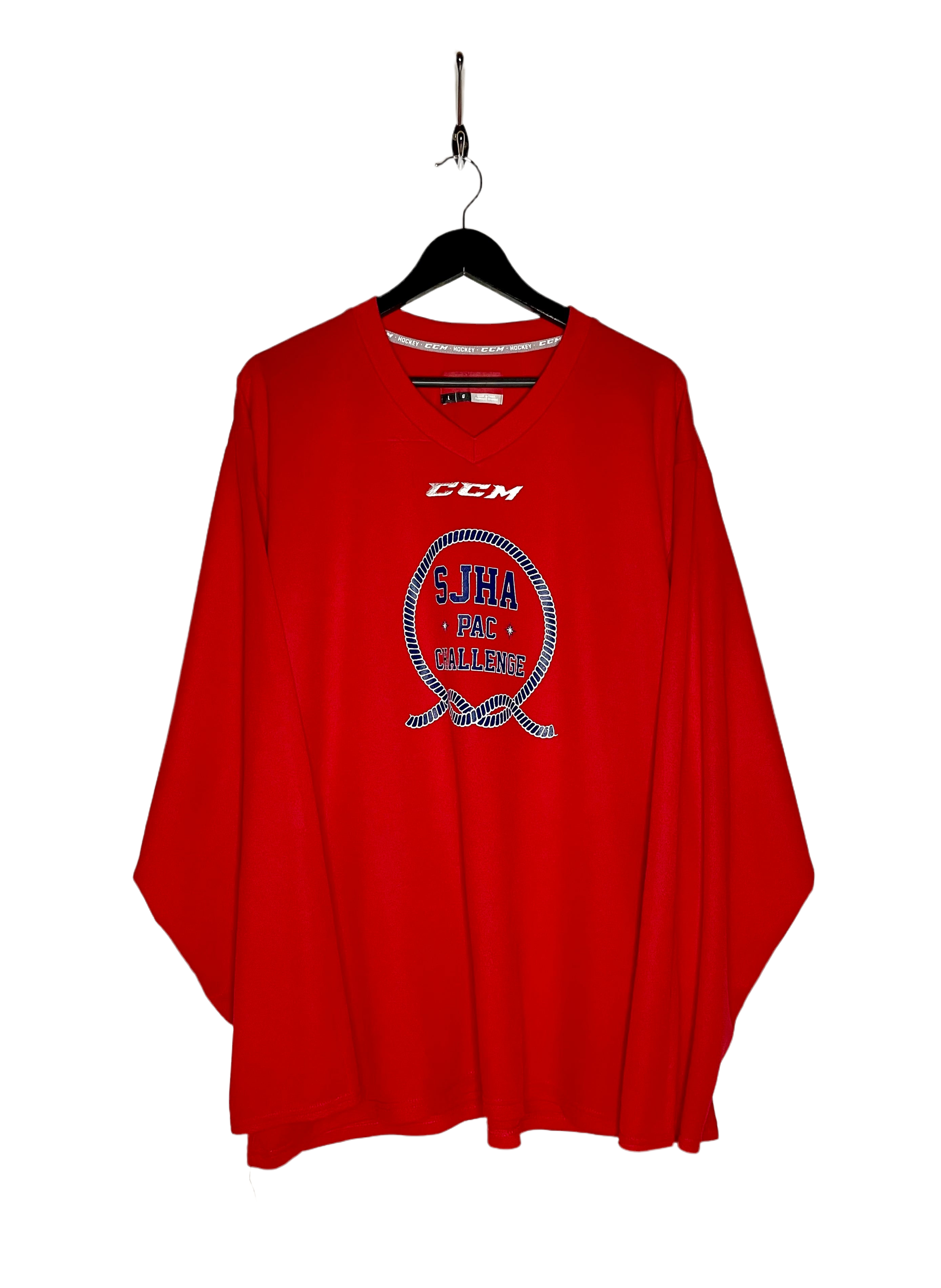 CCM Eishockey Longsleeve SJHA PAC Challenge Rot Größe L