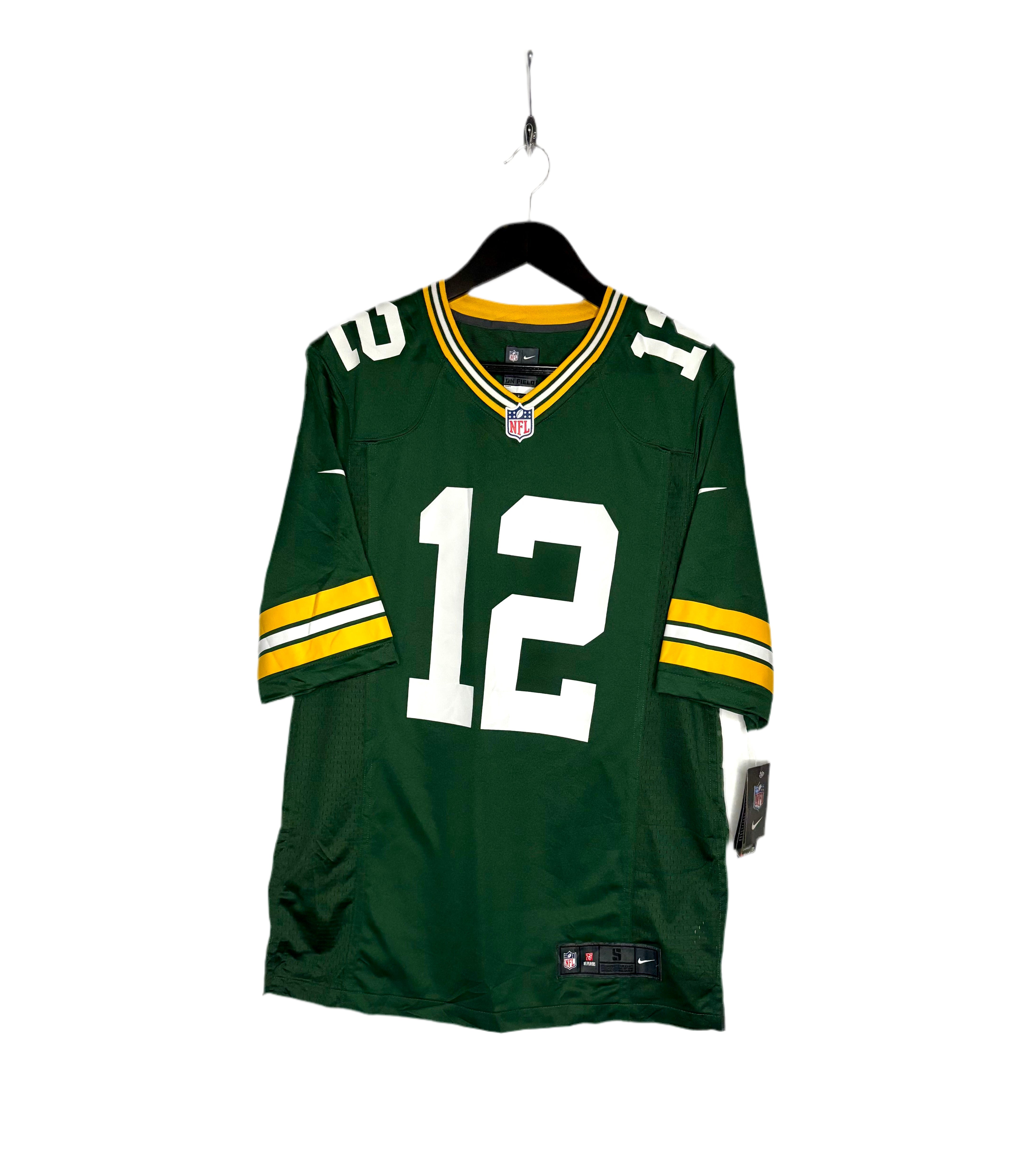 Nike NFL Green Bay Packers Jersey #12 Aaron Rodgers Grün Größe S Neu