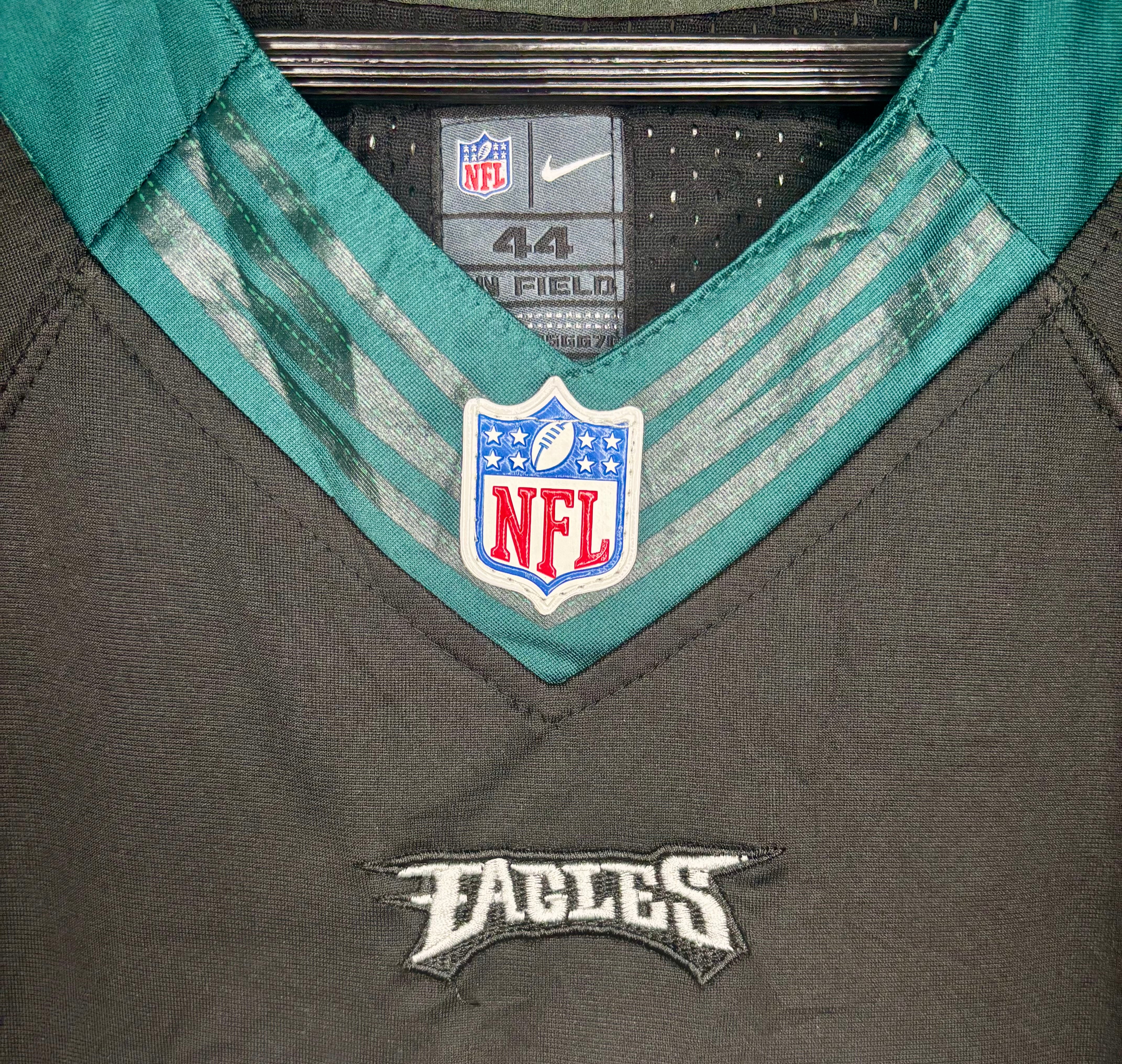 Nike NFL Philadelphia Eagles Jersey #11 Carson Wentz Schwarz Größe S
