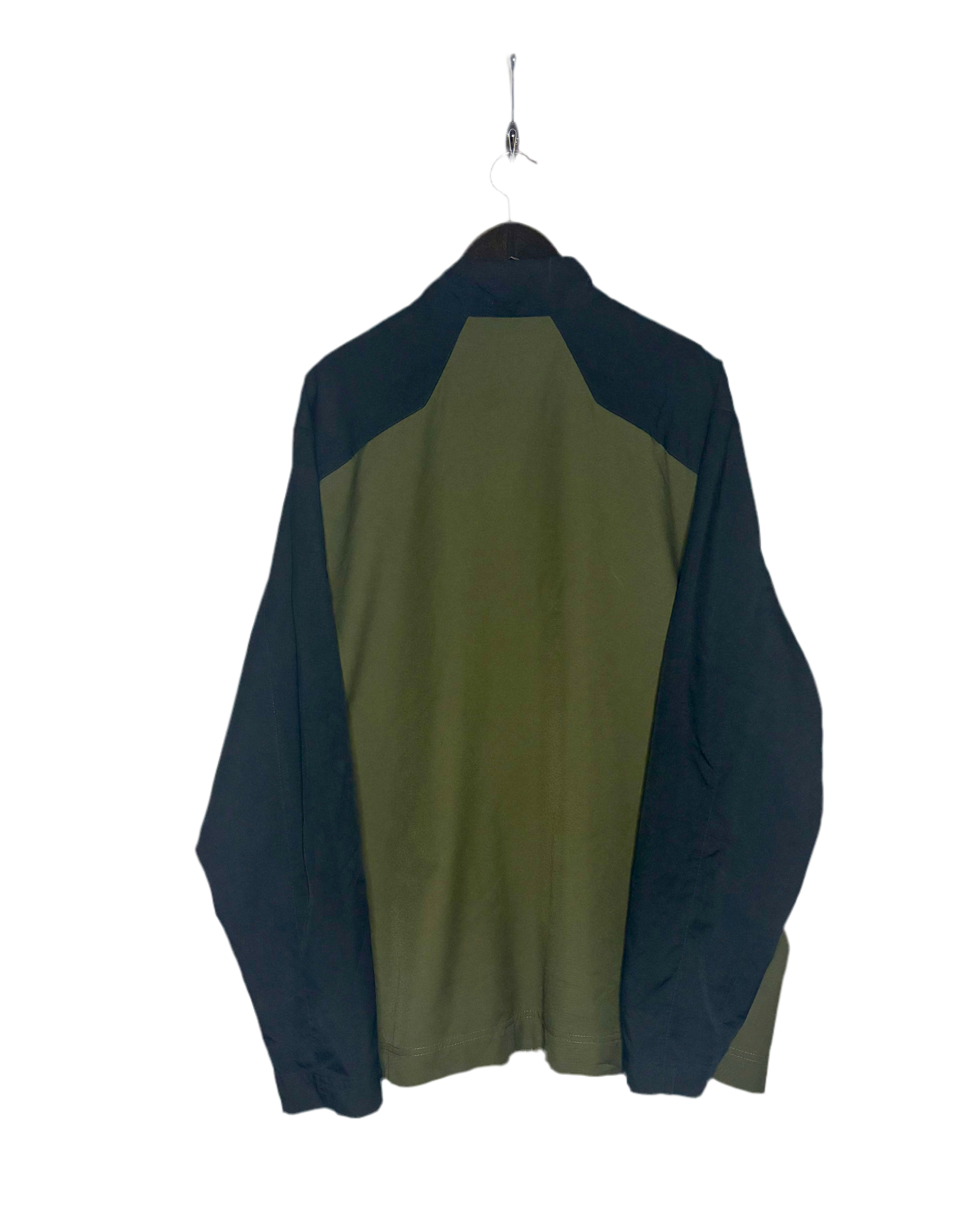 Nike Dri-Fit Trainingsjacke Schwarz/Grün Größe XXL
