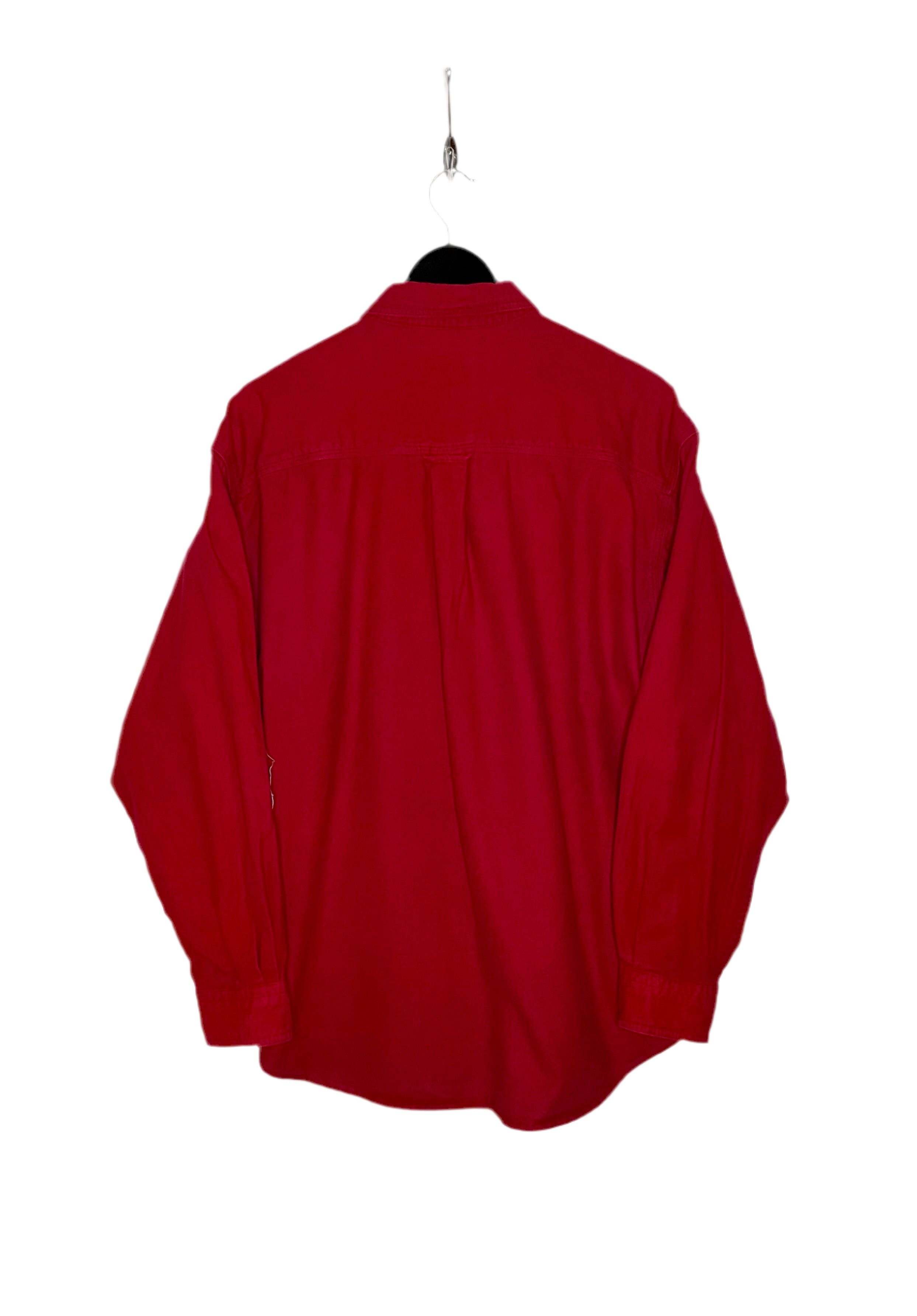 Woolrich Vintage Freizeit Hemd Rot Größe L