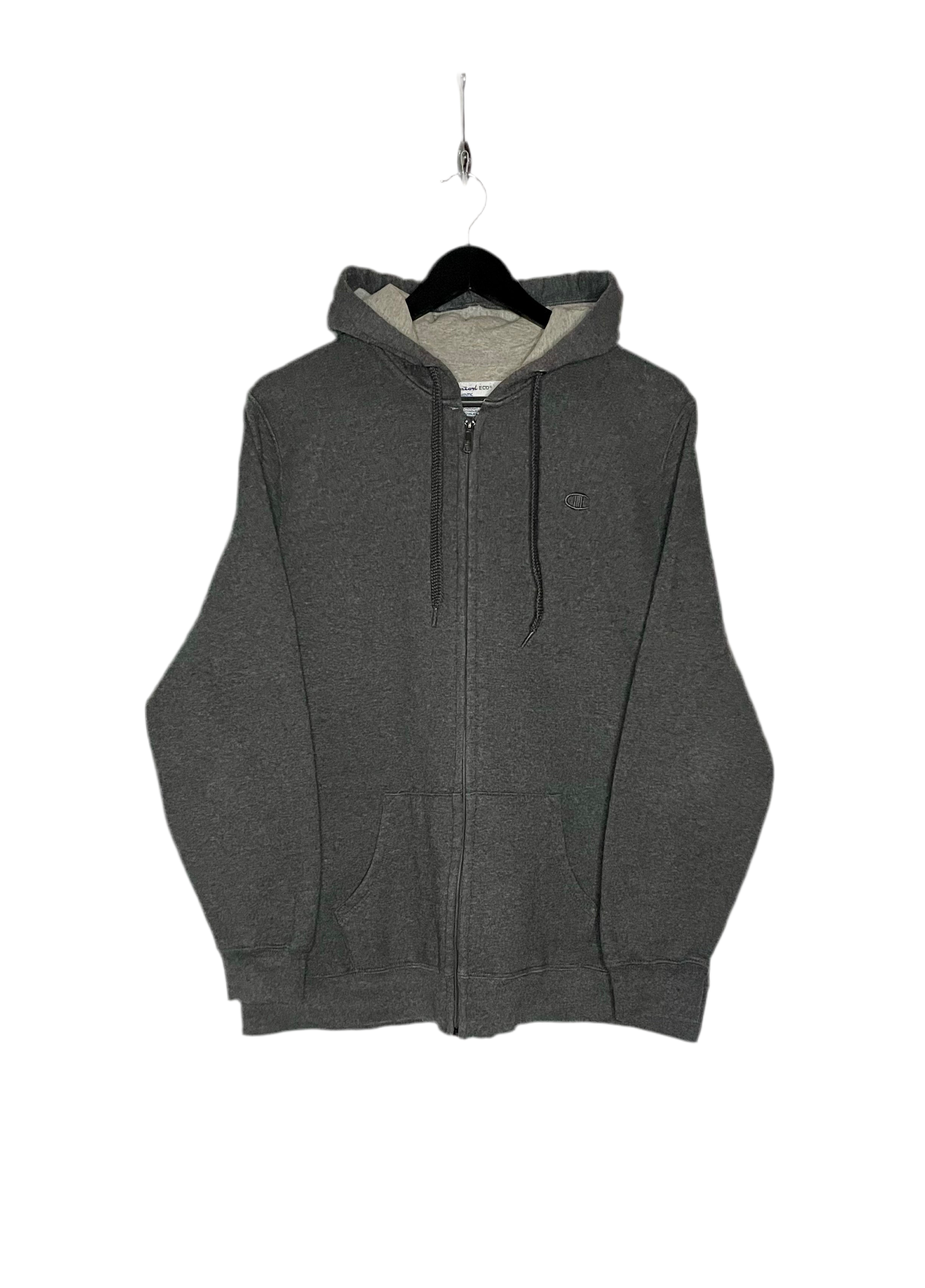 Champion Vintage Hooded Sweatshirtjacke Grau Größe XL Kinder