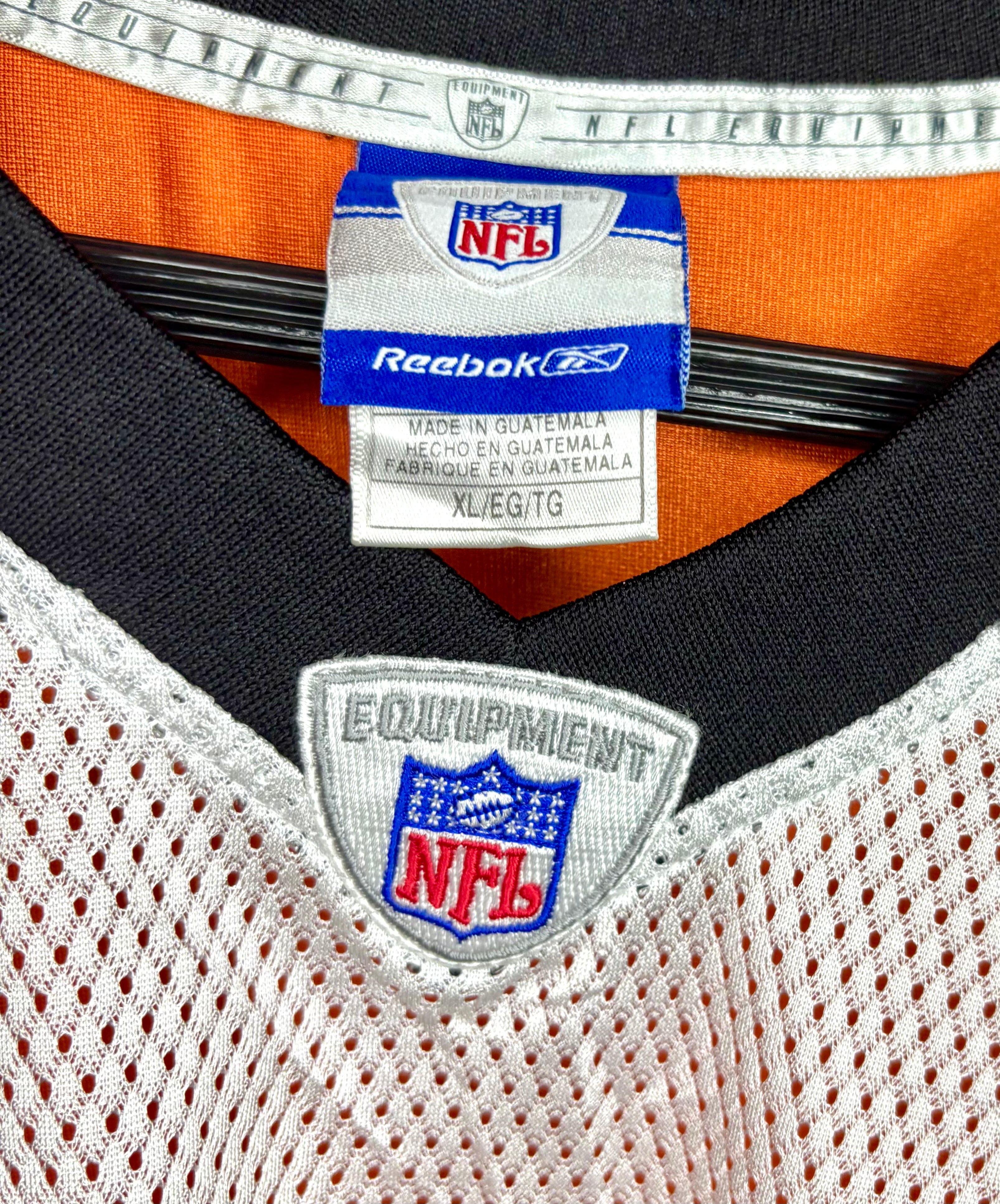 Reebok NFL Vintage Cincinnati Bengals #84 Touraj Houshmandzadeh Orange Größe XL