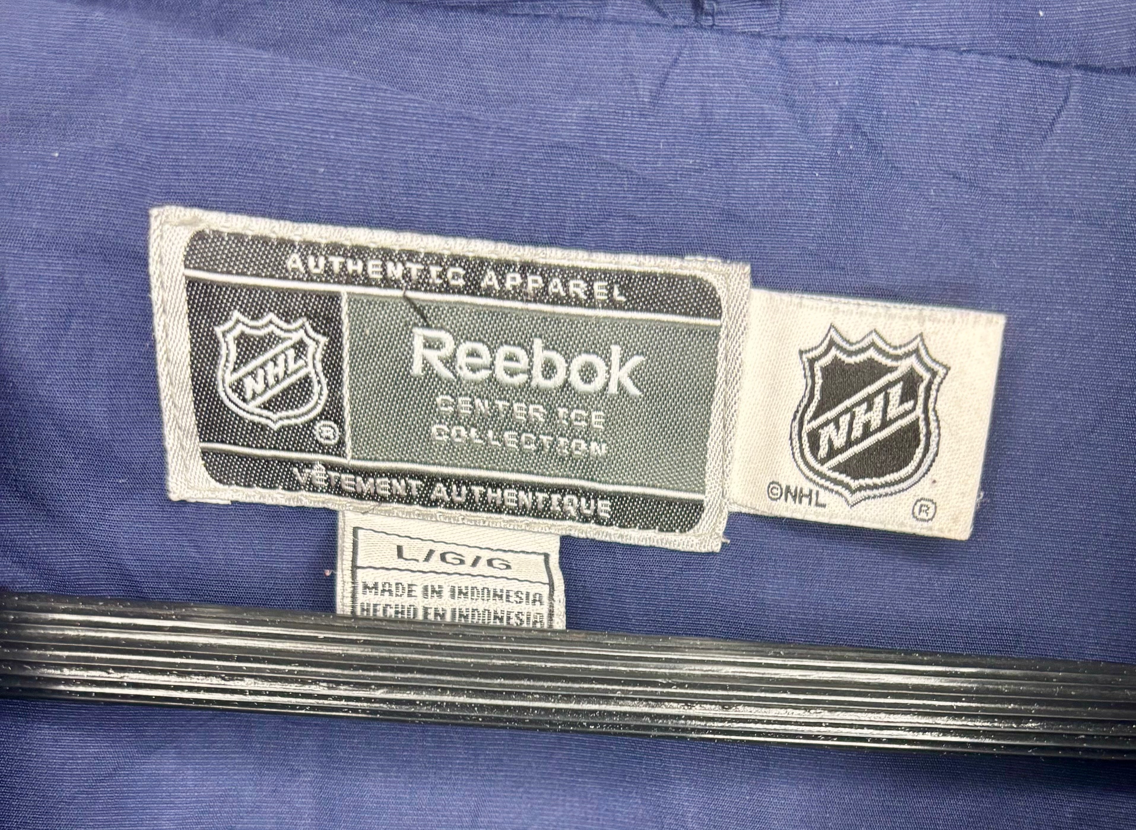 Reebok NHL Montreal Canadiens Trainingsjacke Blau Größe L