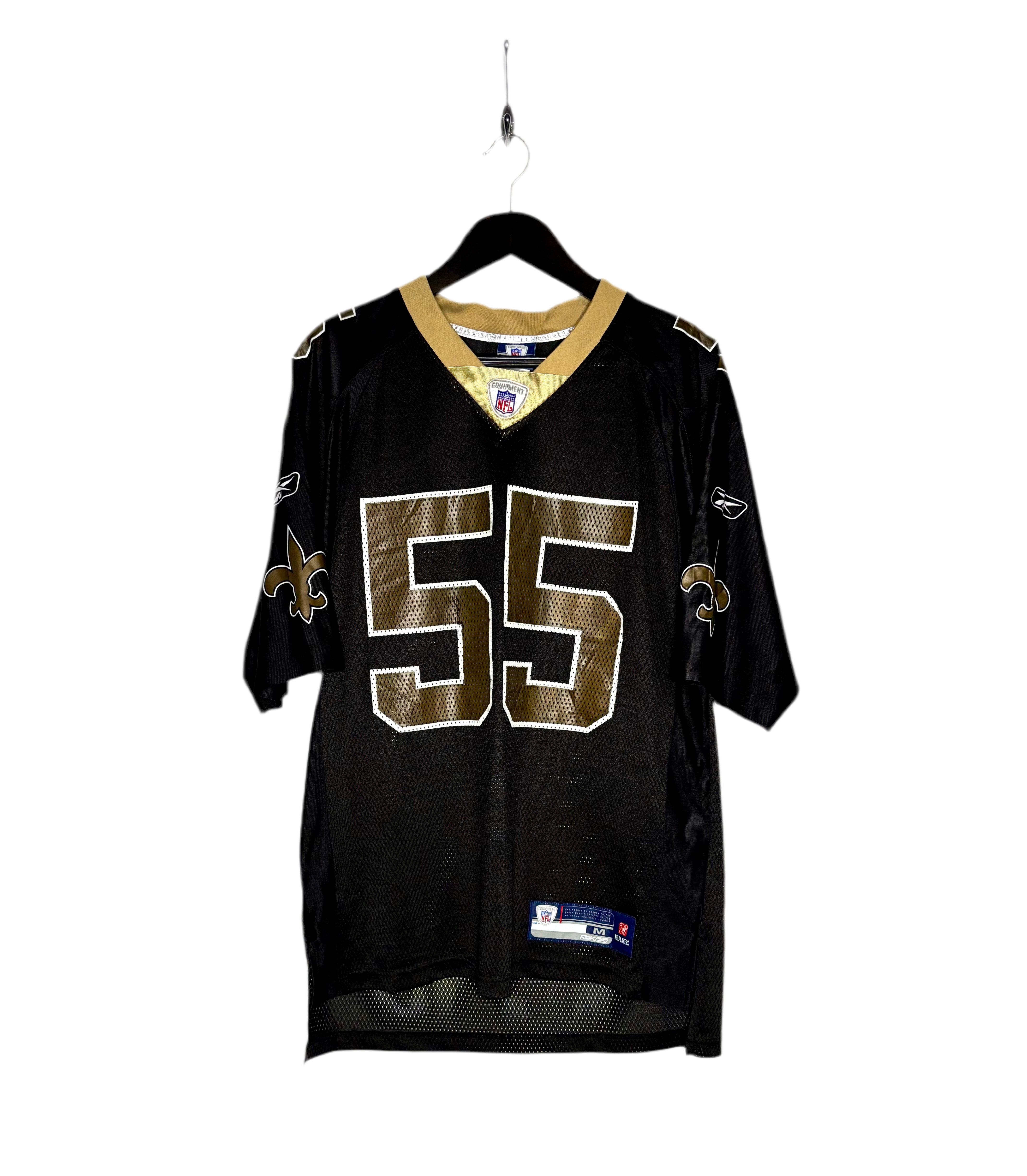 Reebok NFL New Orleans Saints Jersey #55 Scott Fujita Schwarz Größe M