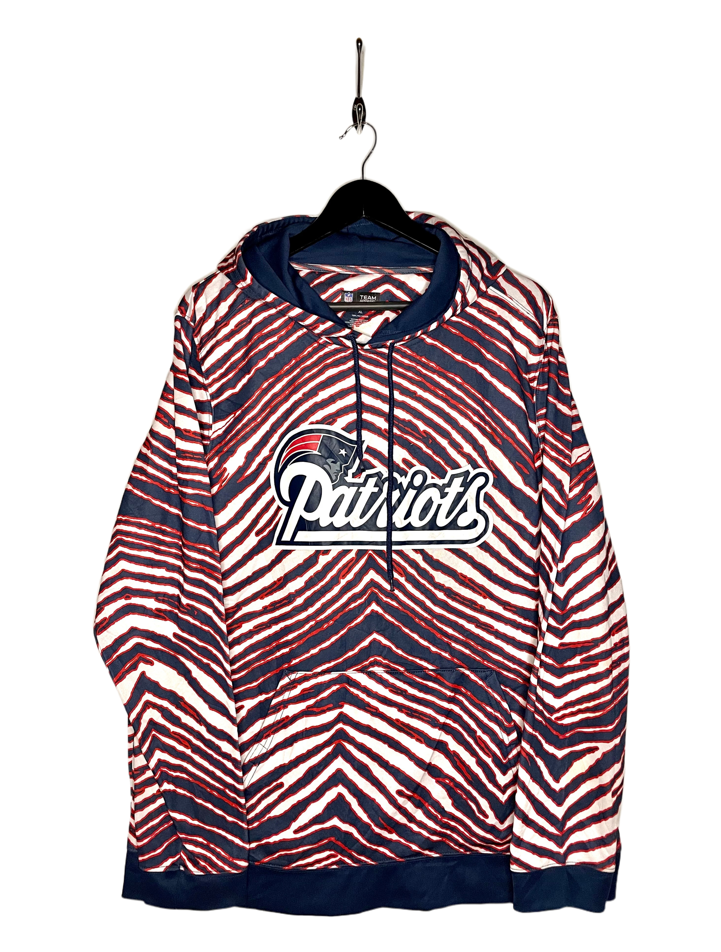 Sudadera con capucha NFL New England Patriots animal print talla XL