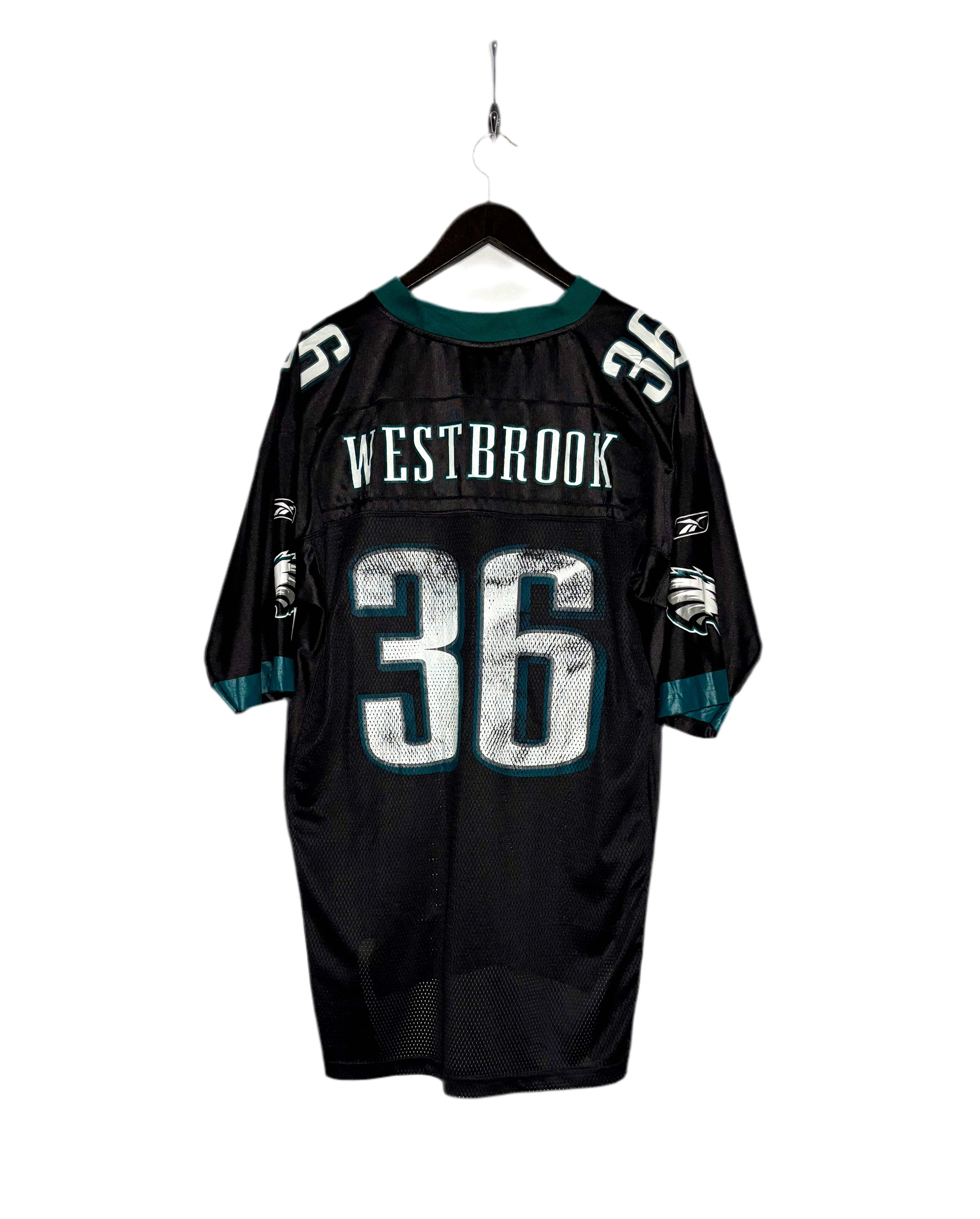 Reebok NFL Vintage Philadelphia Eagles Jersey #36 Brian Westbrook Schwarz Größe L