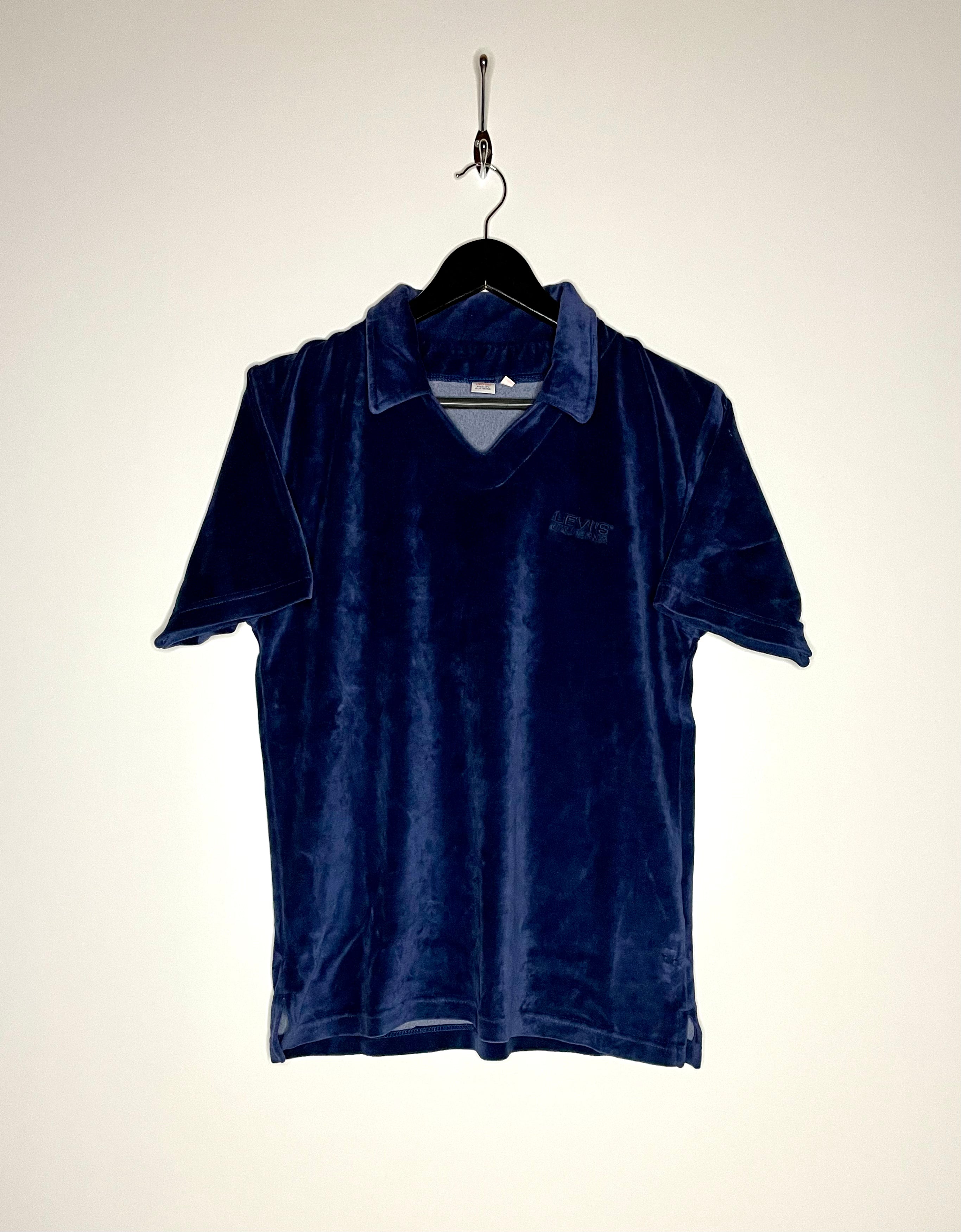 Levi’s Vintage Plüsch Poloshirt Blau Größe M
