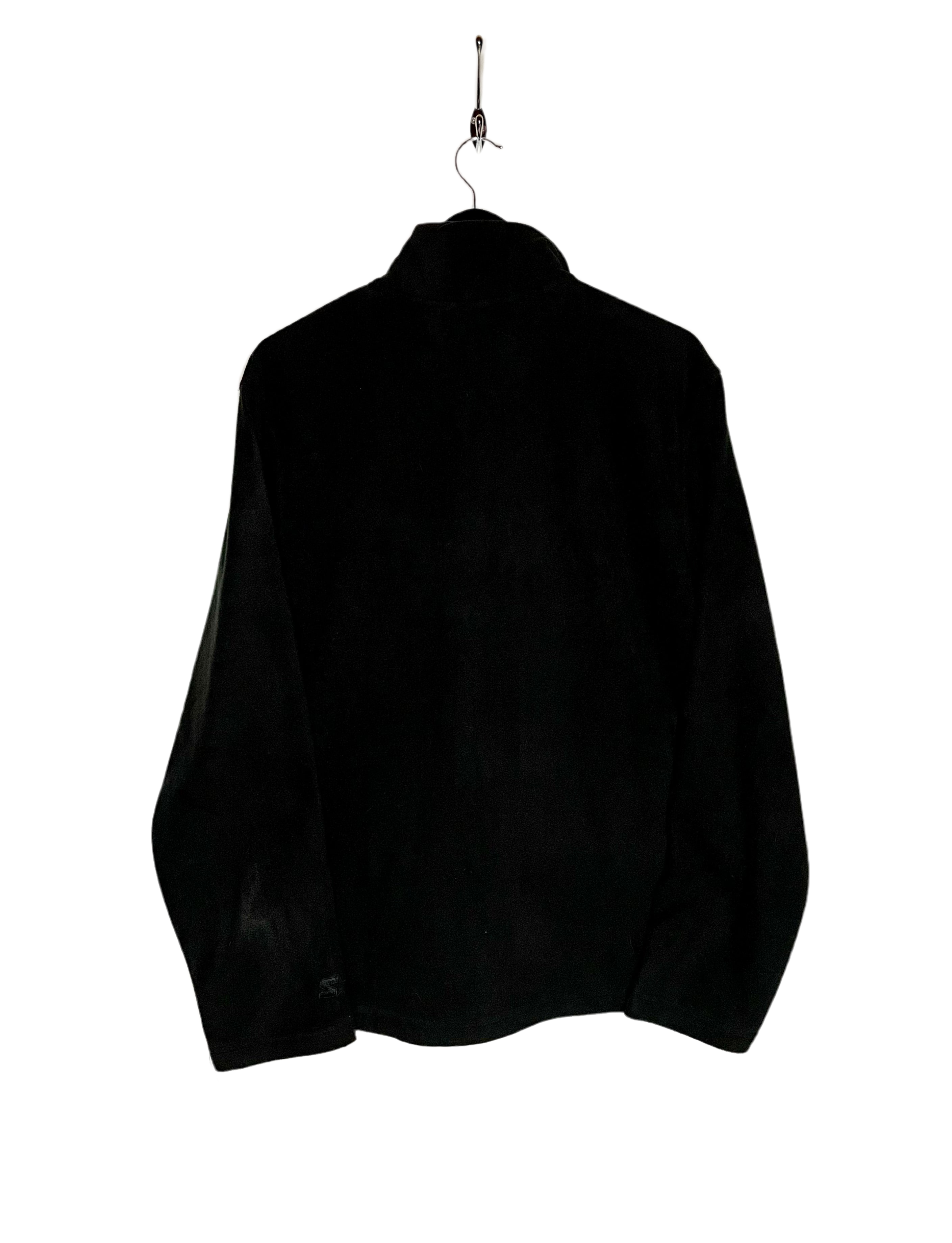 Starter Vintage Fleece Jacke Schwarz Größe M
