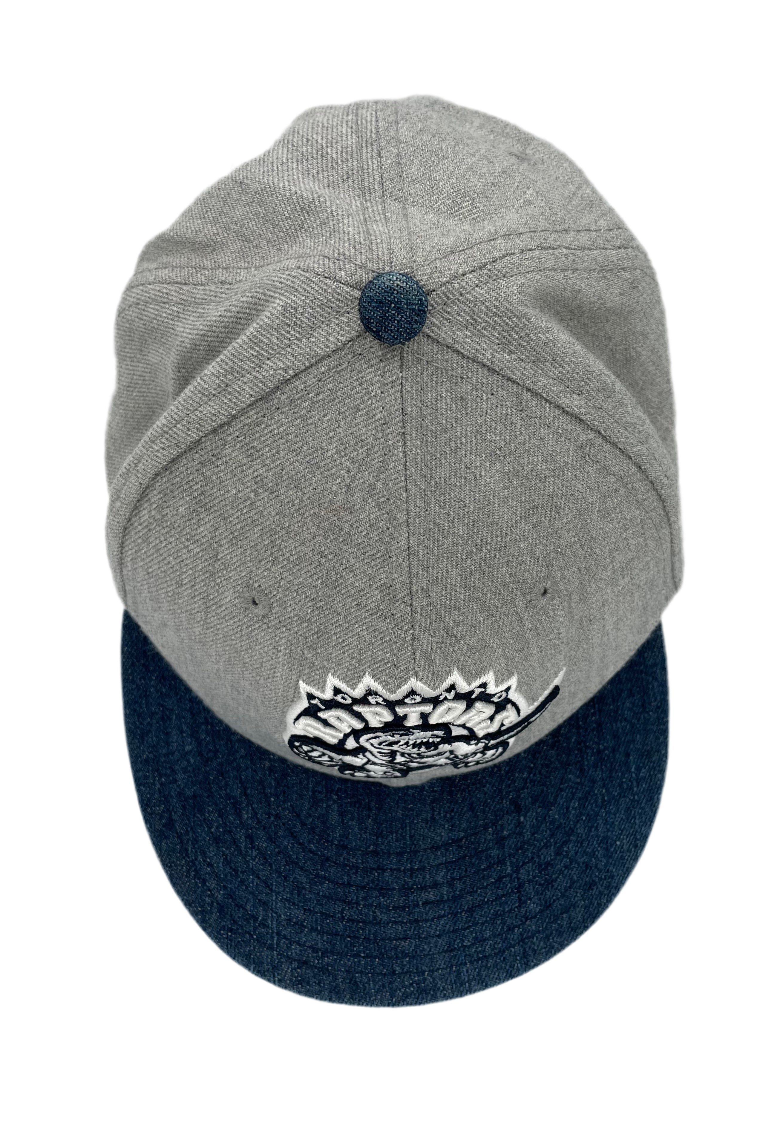 New Era Fittet Cap Toronto Raptors Grau/Blau Größe 7 3/8