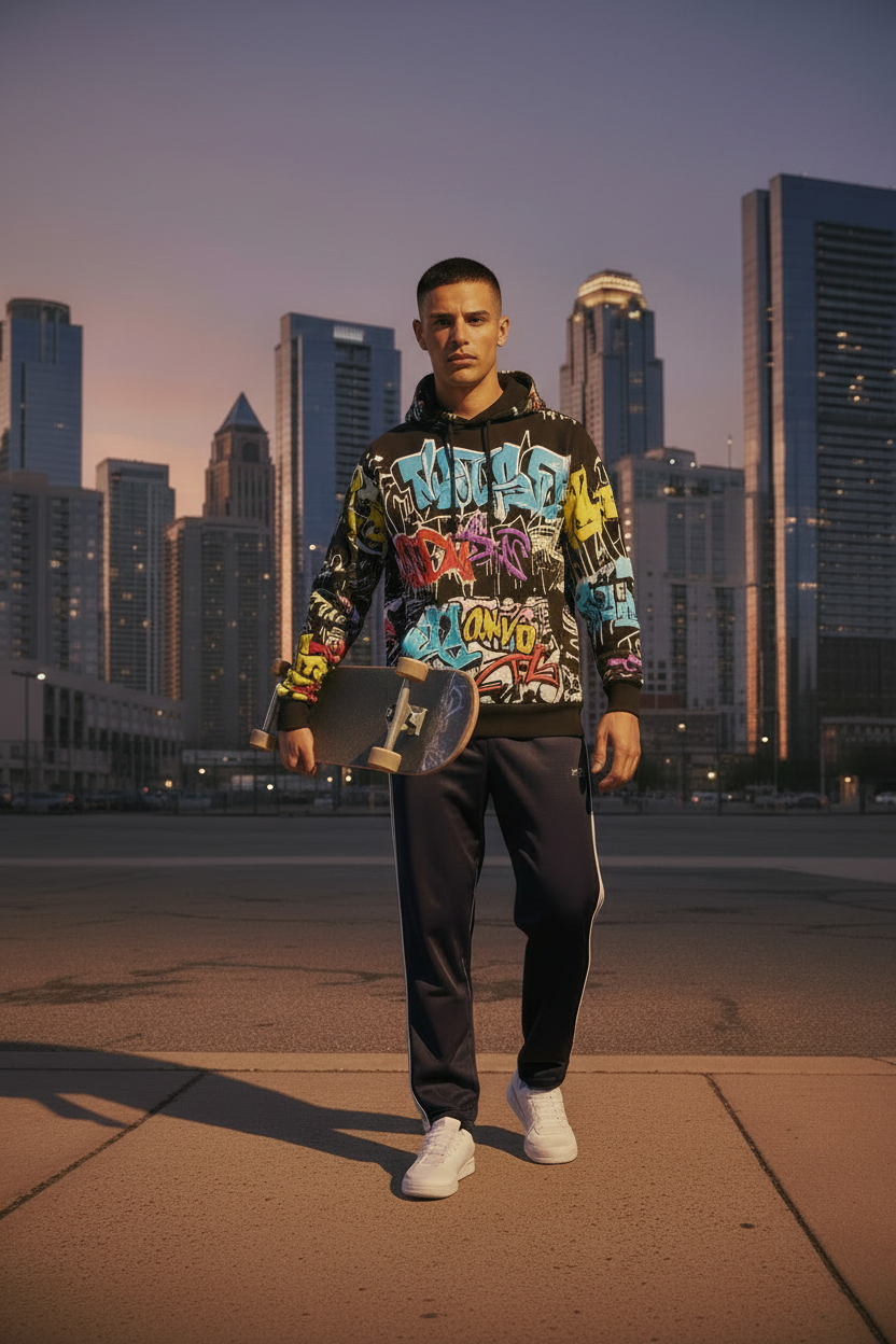 Reebok Vintage Trackpant Blau/Grau Größe M