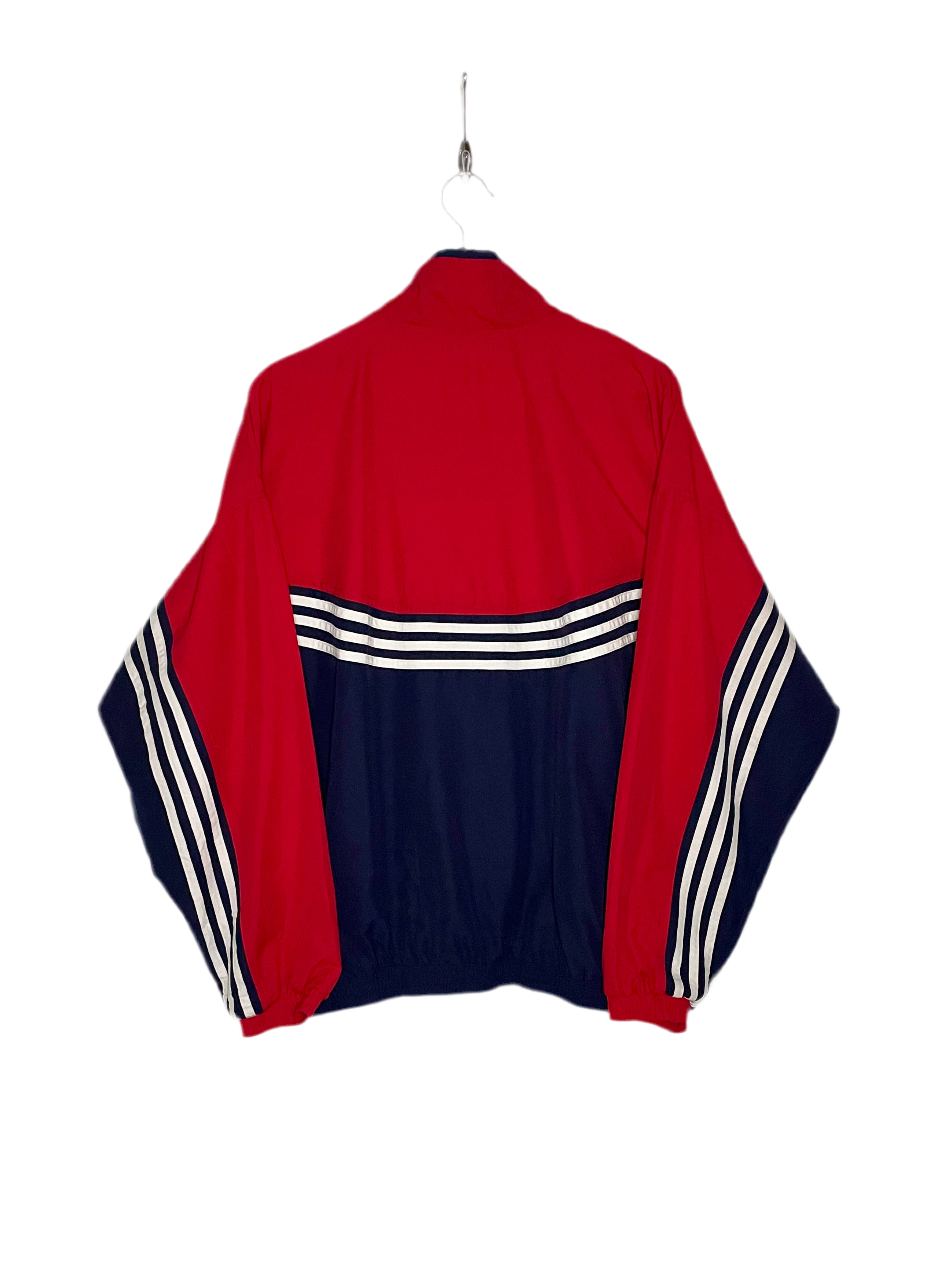 Adidas Vintage Trainingsjacke Rot/Blau Größe L