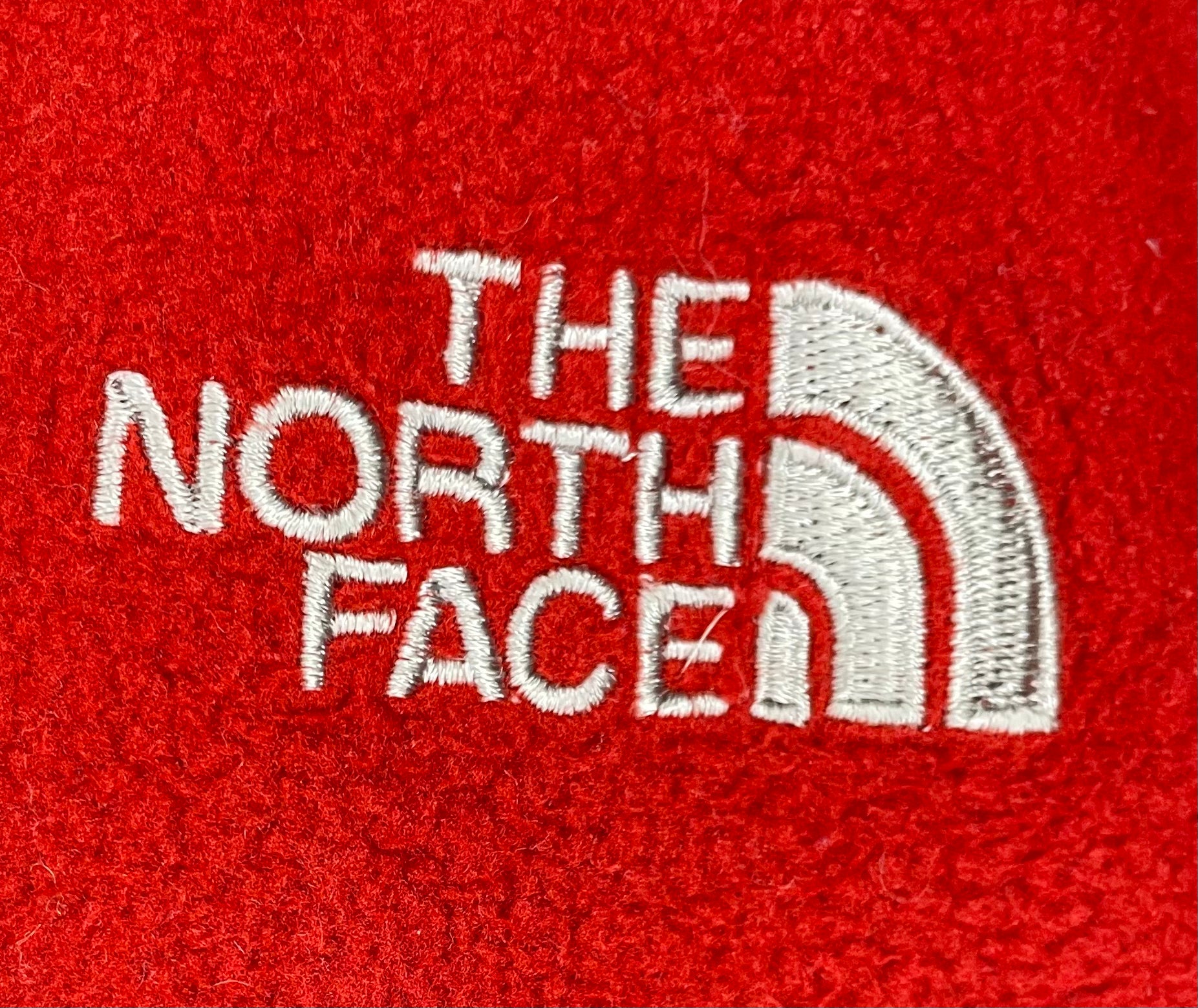The North Face Fleece Jacke Rot/Grau Größe XL