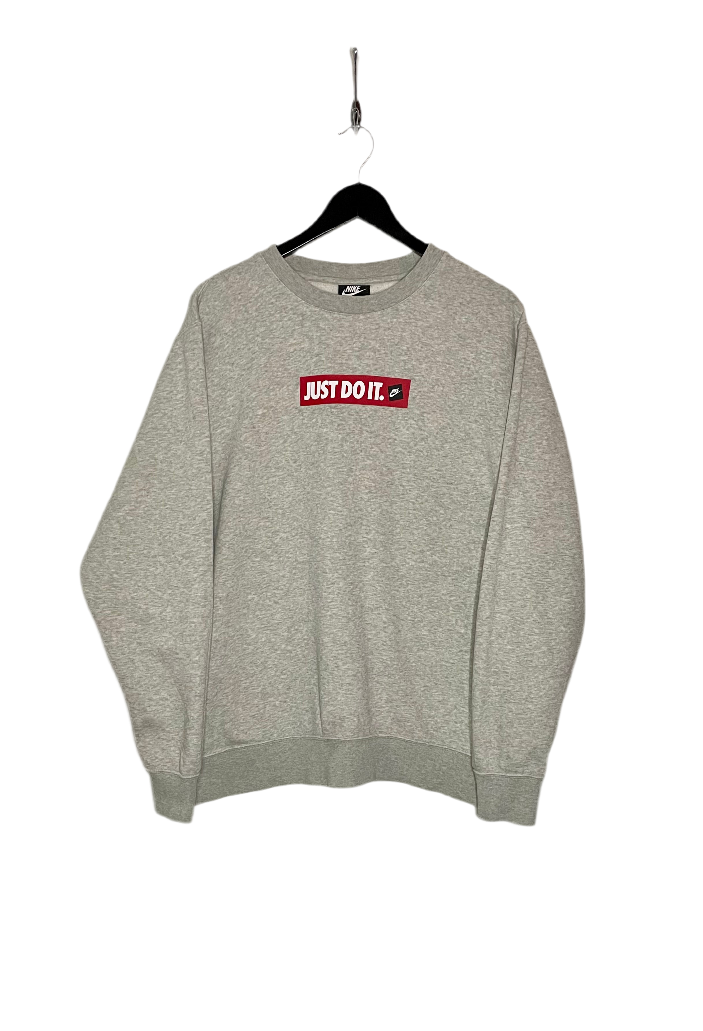 Nike Sweater Just Do It Grau Größe L