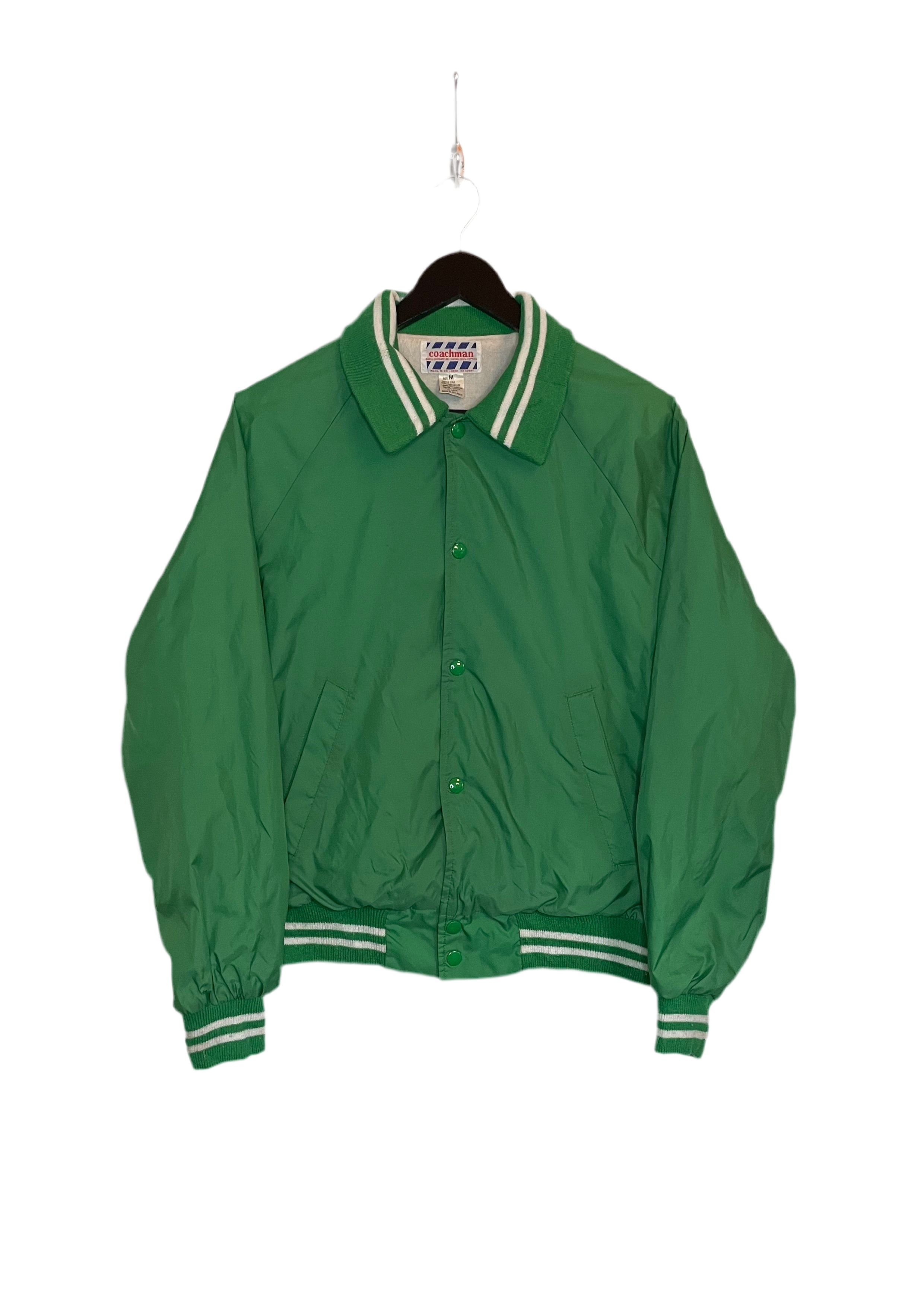 Coachman Vintage Baseball Jacke Grün Größe M