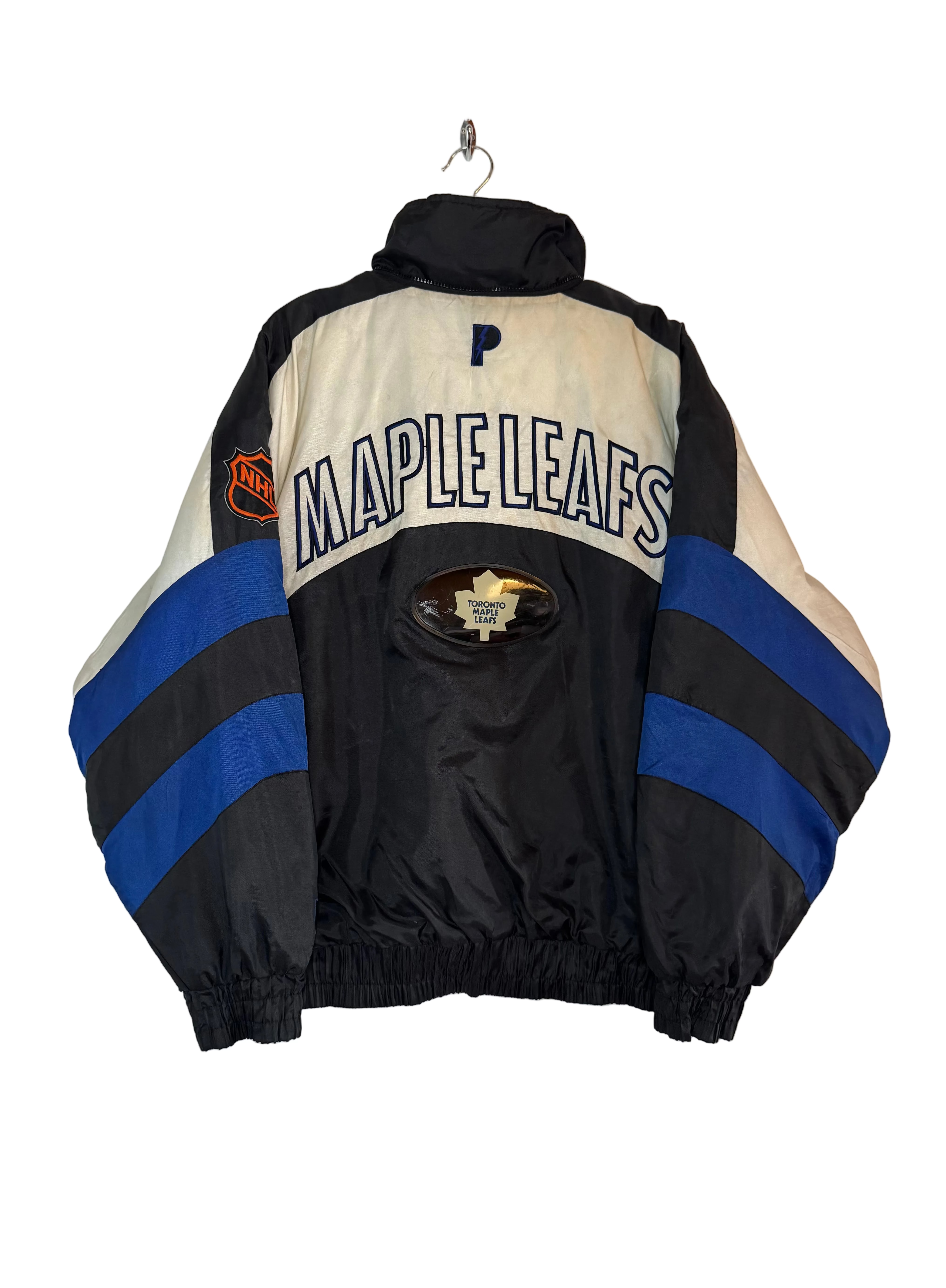Pro Player Vintage Winterjacke Toronto Maple Leafs Blau/Weiß/Schwarz Größe L