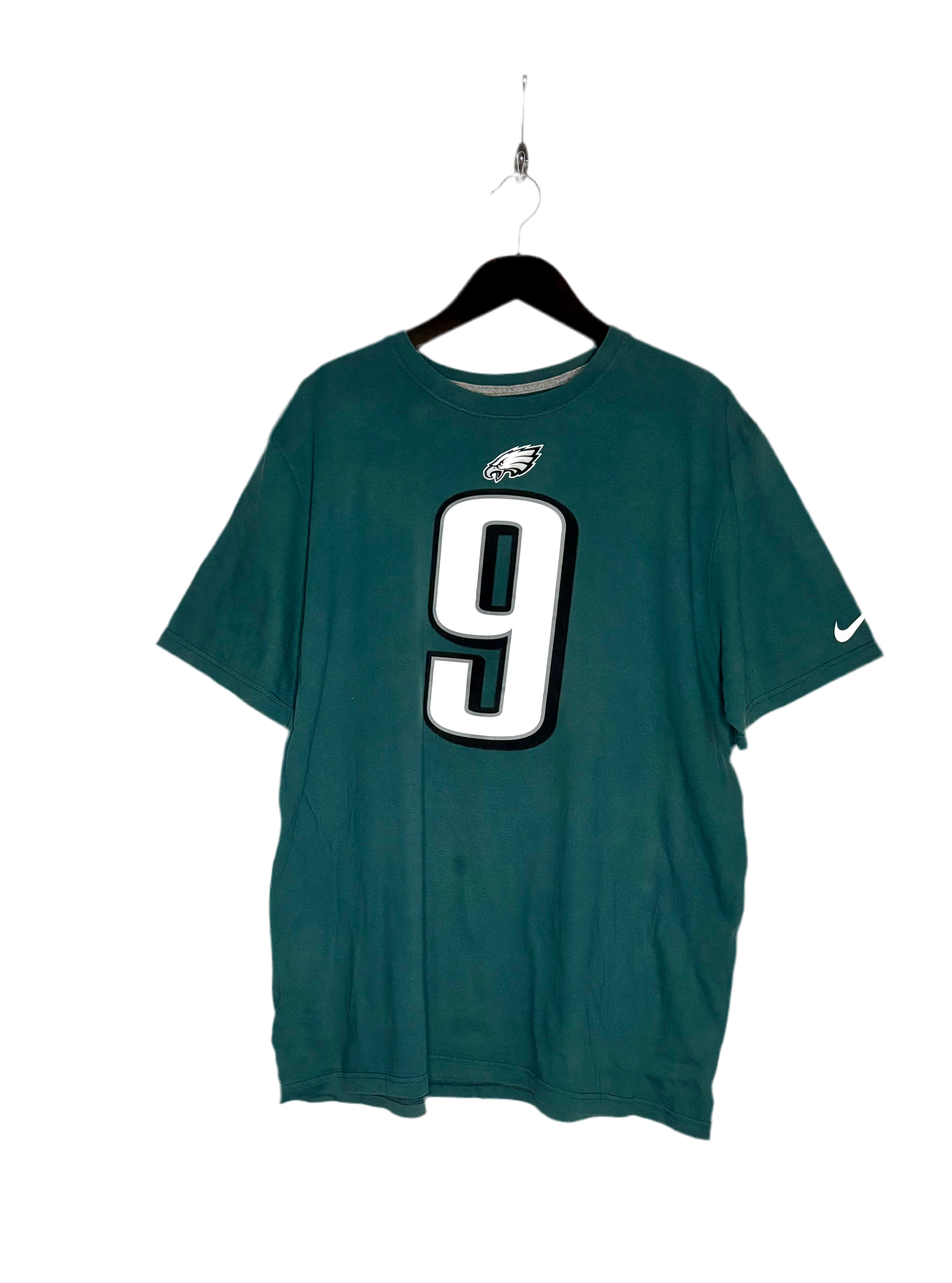 Nike NFL Philadelphia Eagles T-Shirt #9 Nick Foles Grün Größe XXL