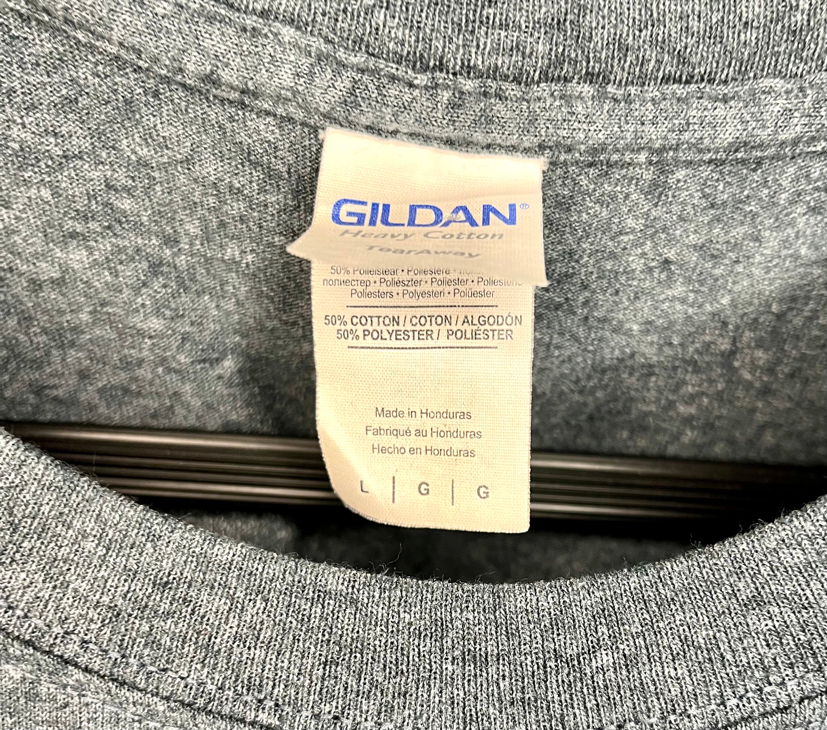 Gildan Racing T-Shirt Grau Größe L