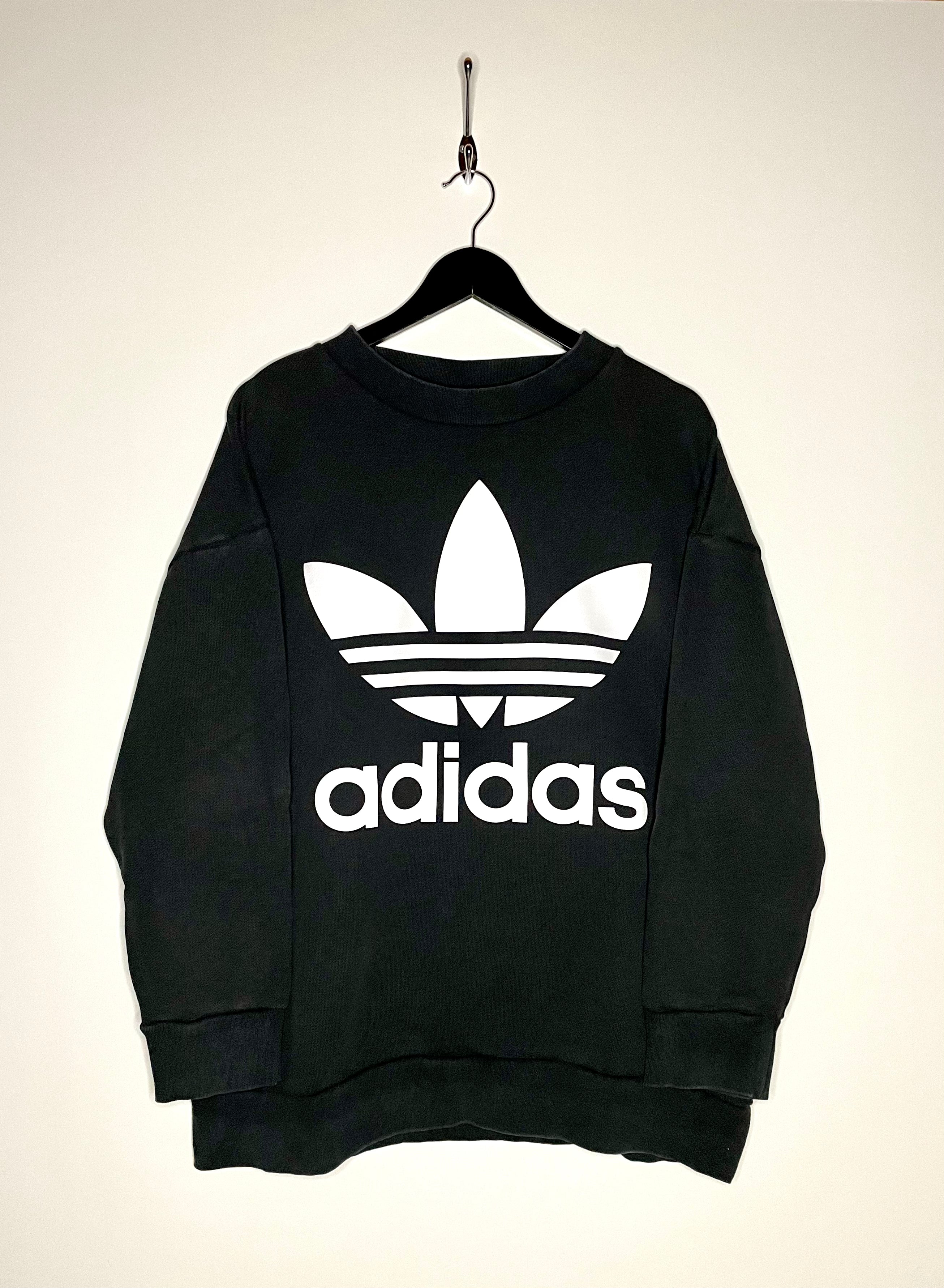 Adidas Oversize Sweater Schwarz Größe M