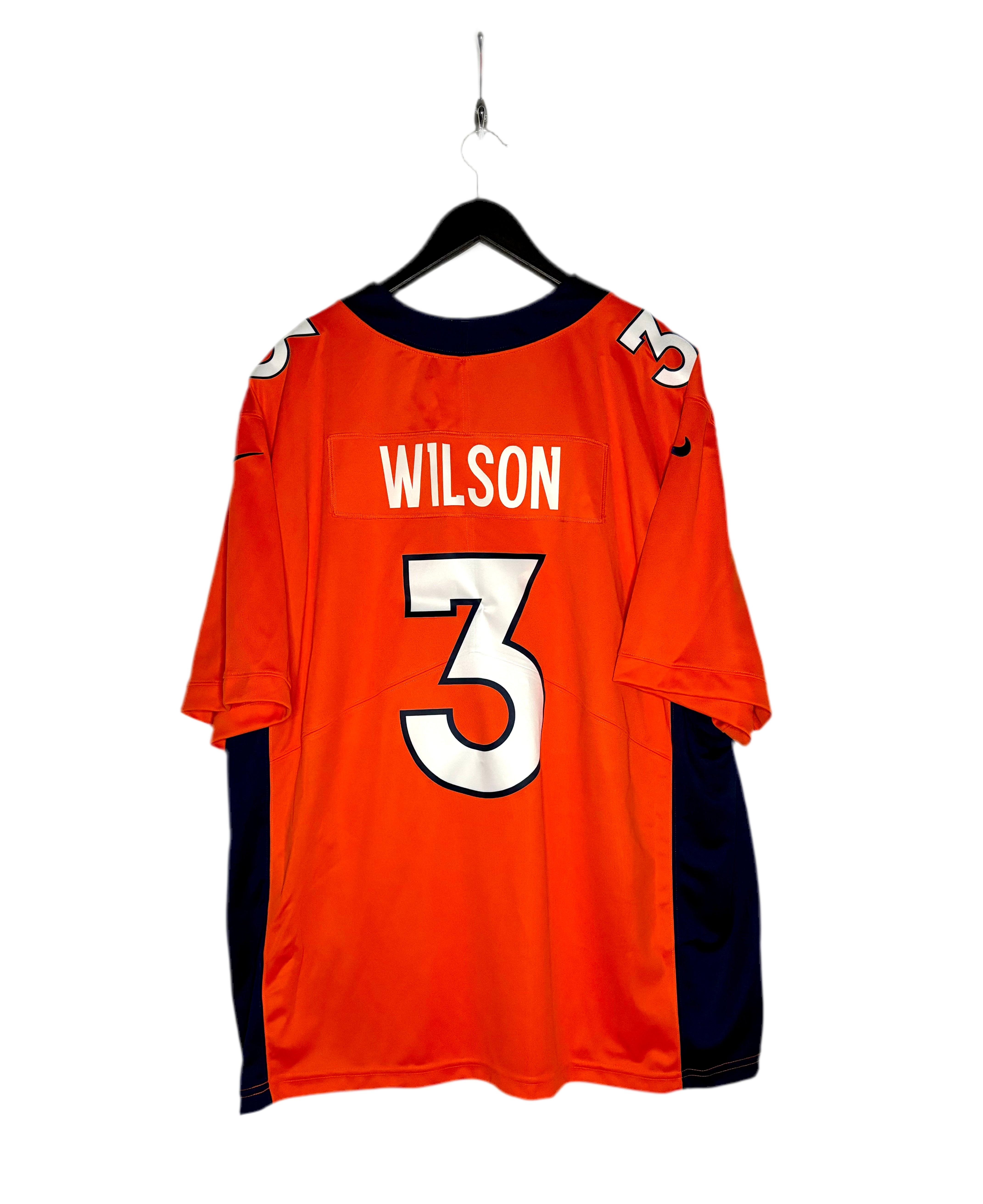 Nike NFL Denver Broncos Jersey #3 Russel Wilson Orange Größe XXXL Neu