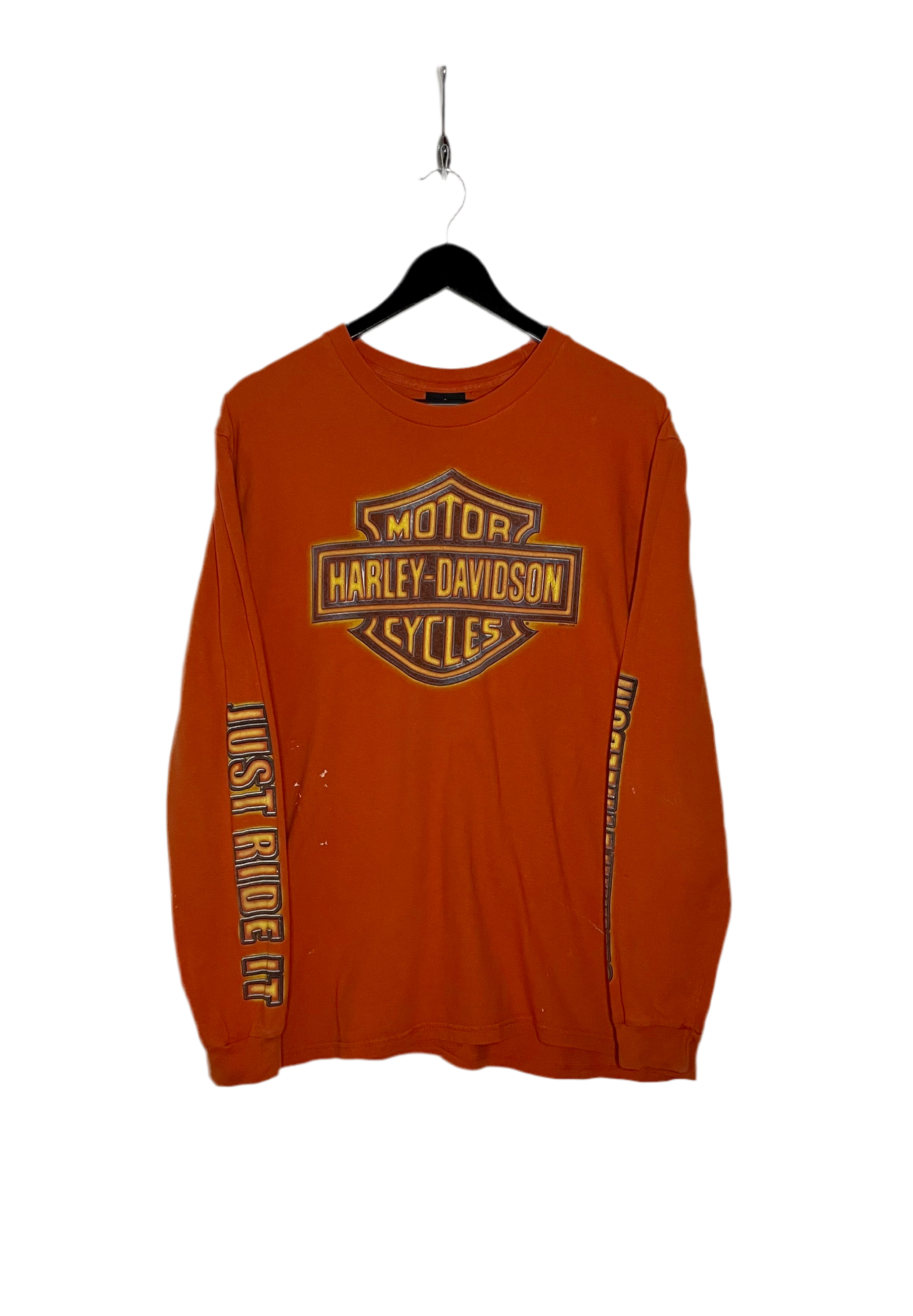 Harley Davidson Vintage Longsleeve Las Vegas Orange Größe L