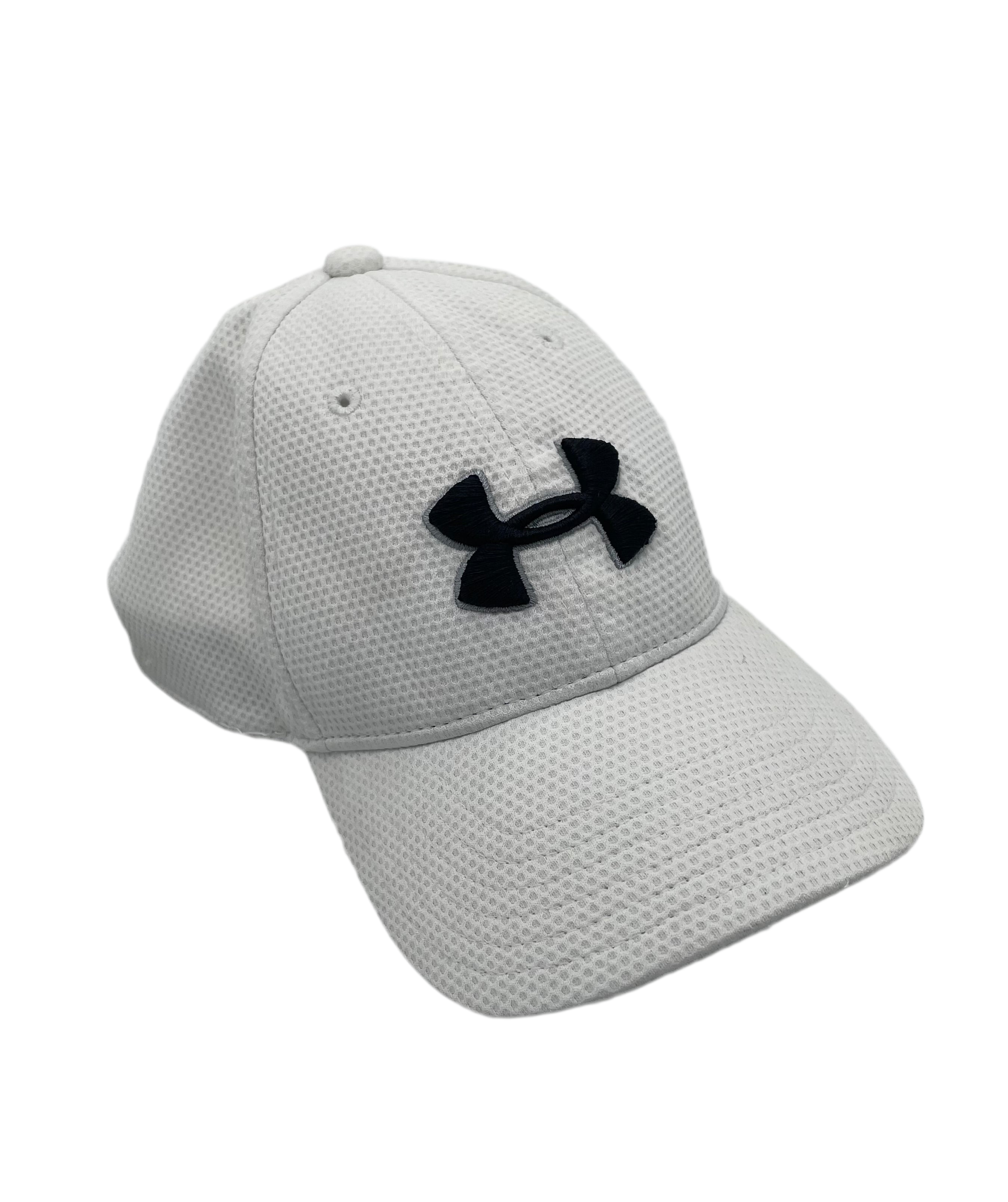 Under Armour Fitted Cap Bestickt Weiß Größe S/M Kinder