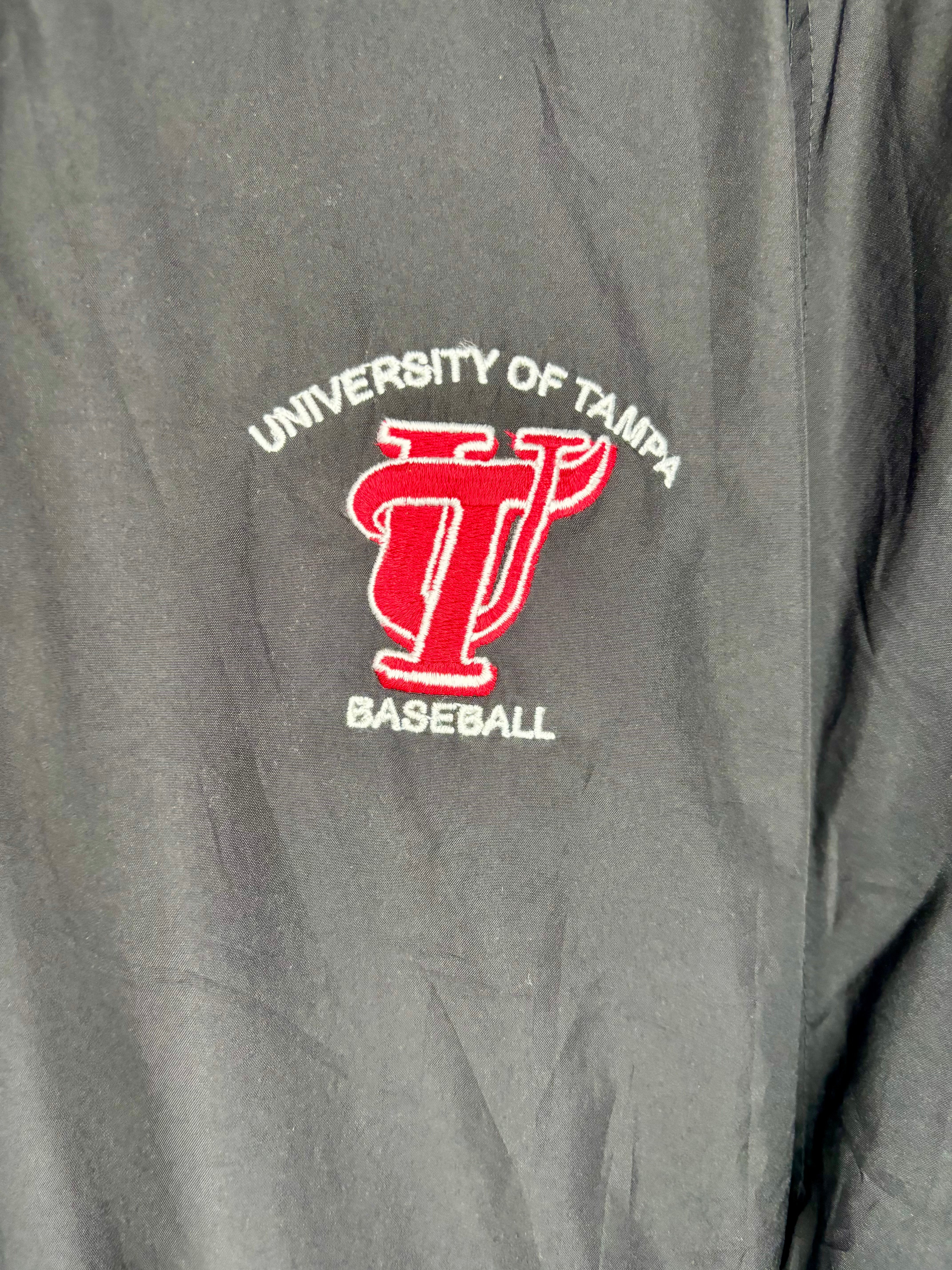 Reebok Vintage College Trainingsjacke University of Tampa Baseball Schwarz Größe M