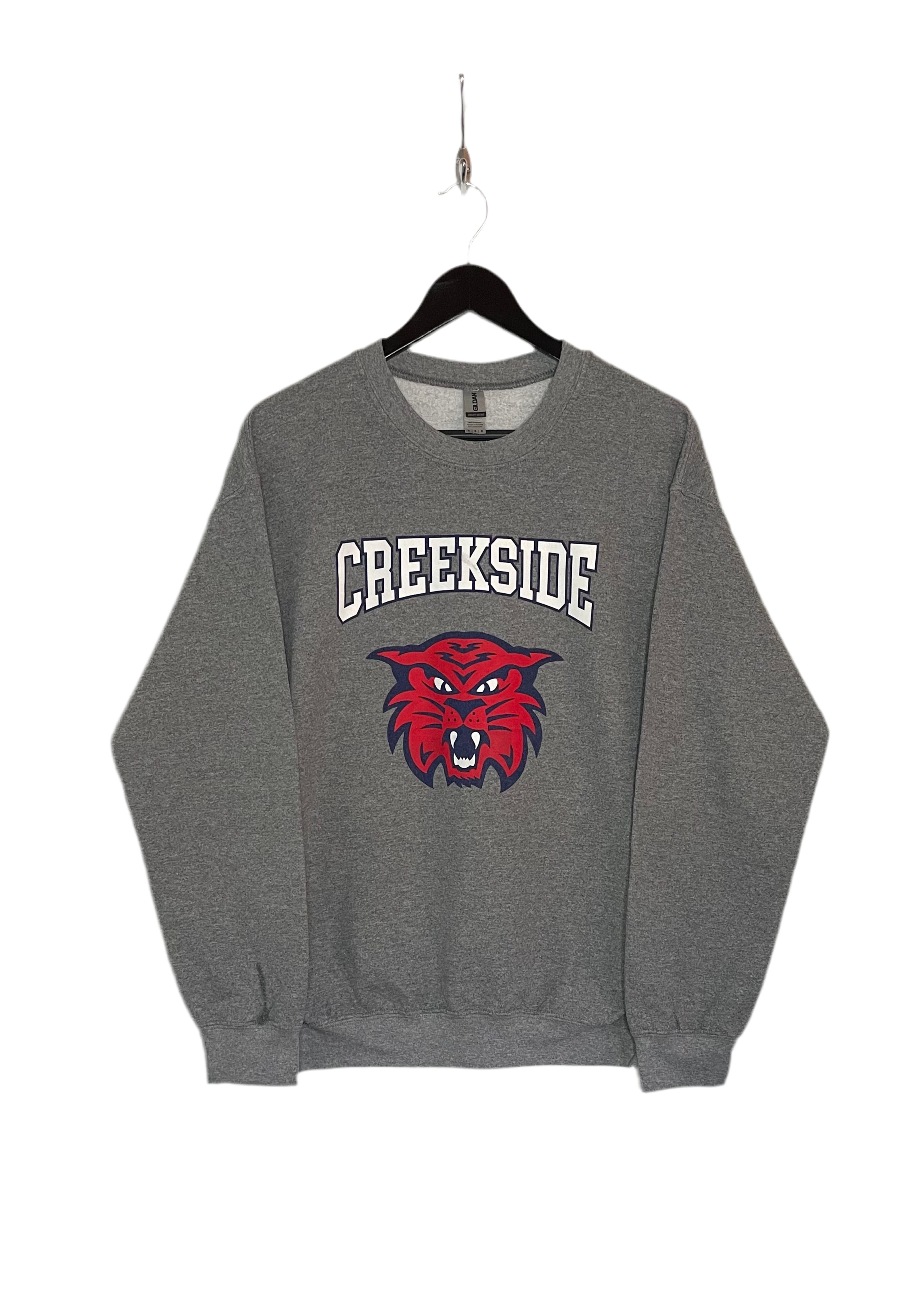 Gildan Sweater Creekside Wildcats Grau Größe M