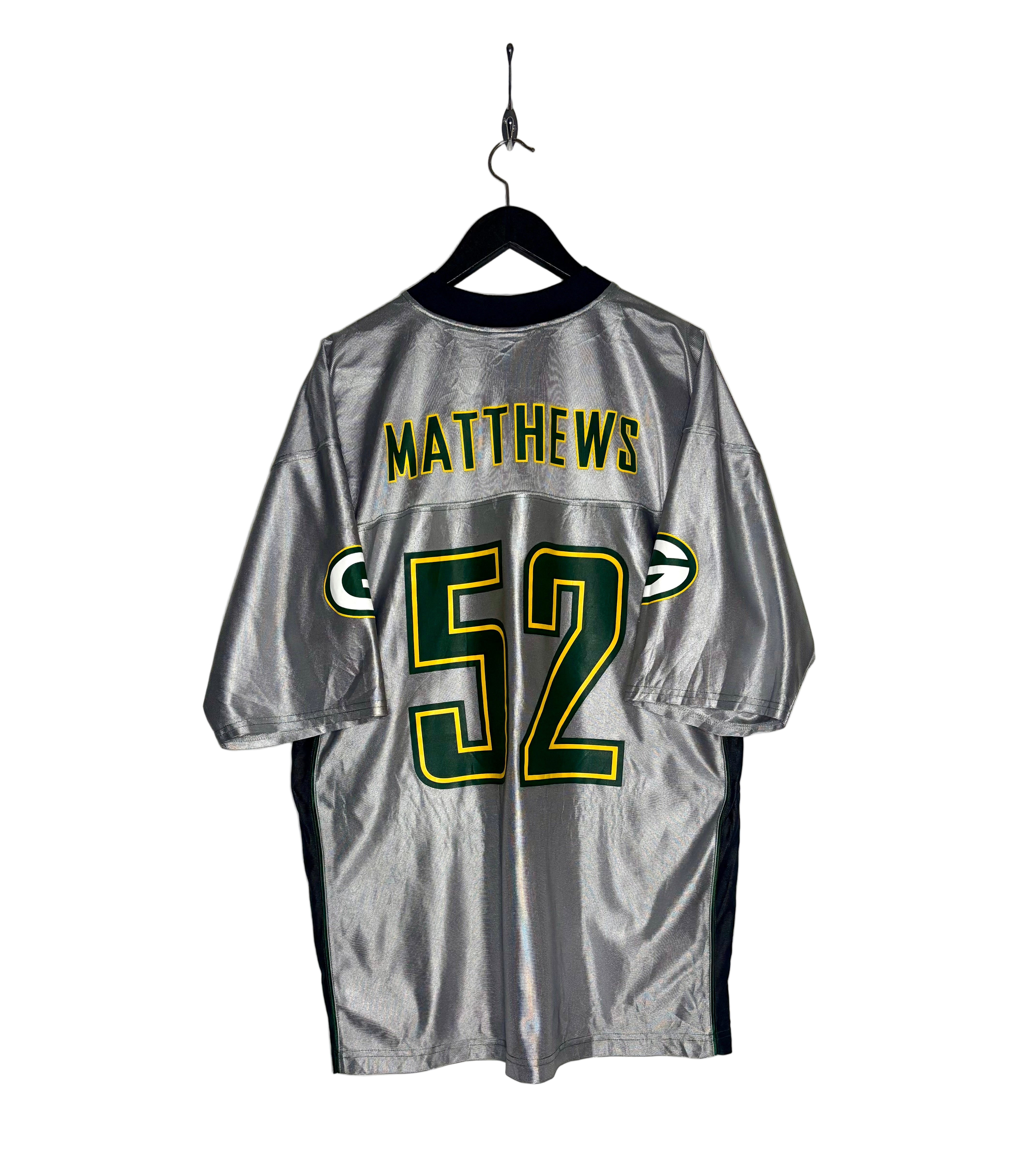 Reebok OnField Green Bay Packers Jersey #52 Clay Matthews Grau Größe XL
