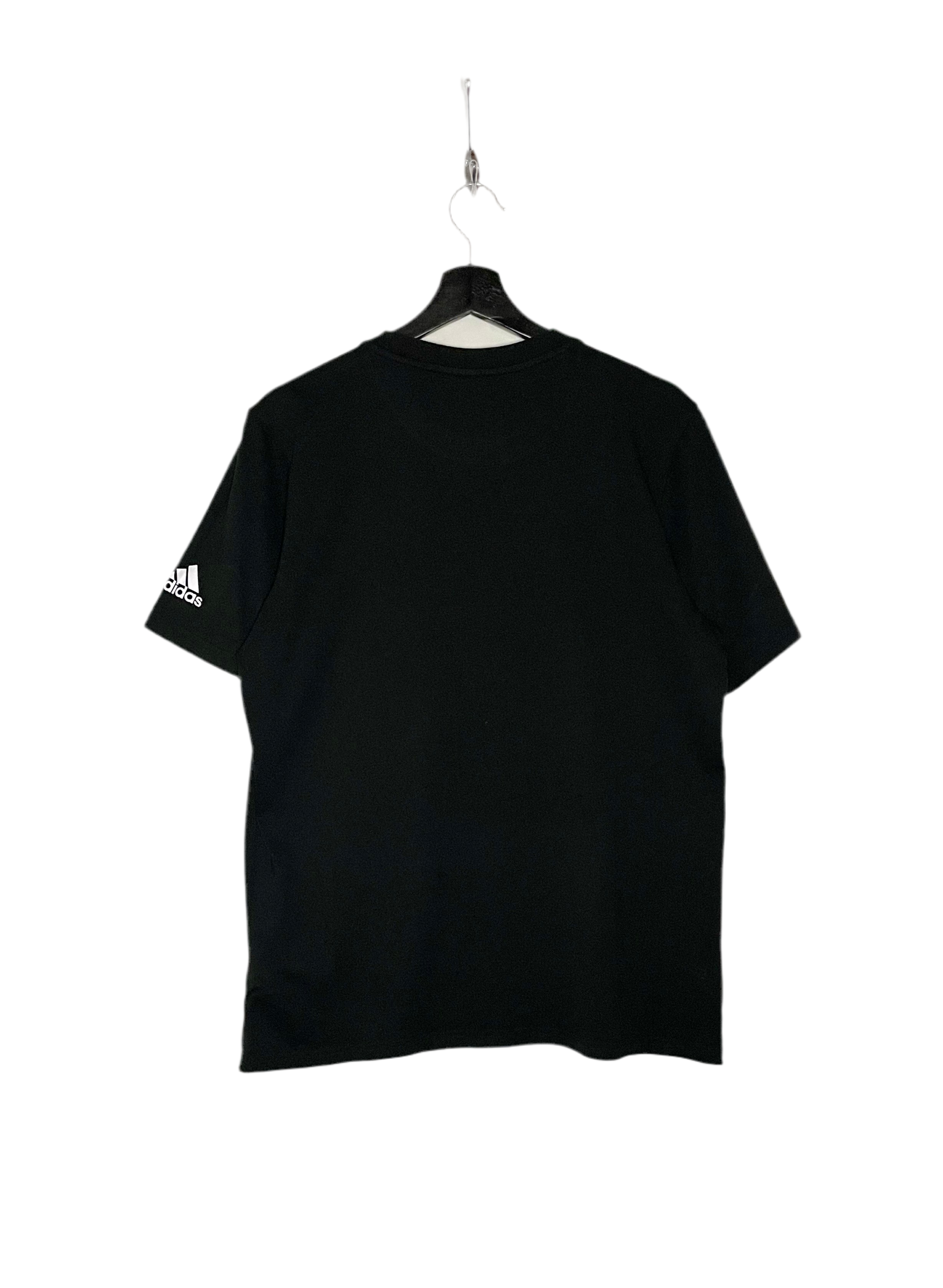 Adidas T-Shirt Stranddruck Schwarz Größe L
