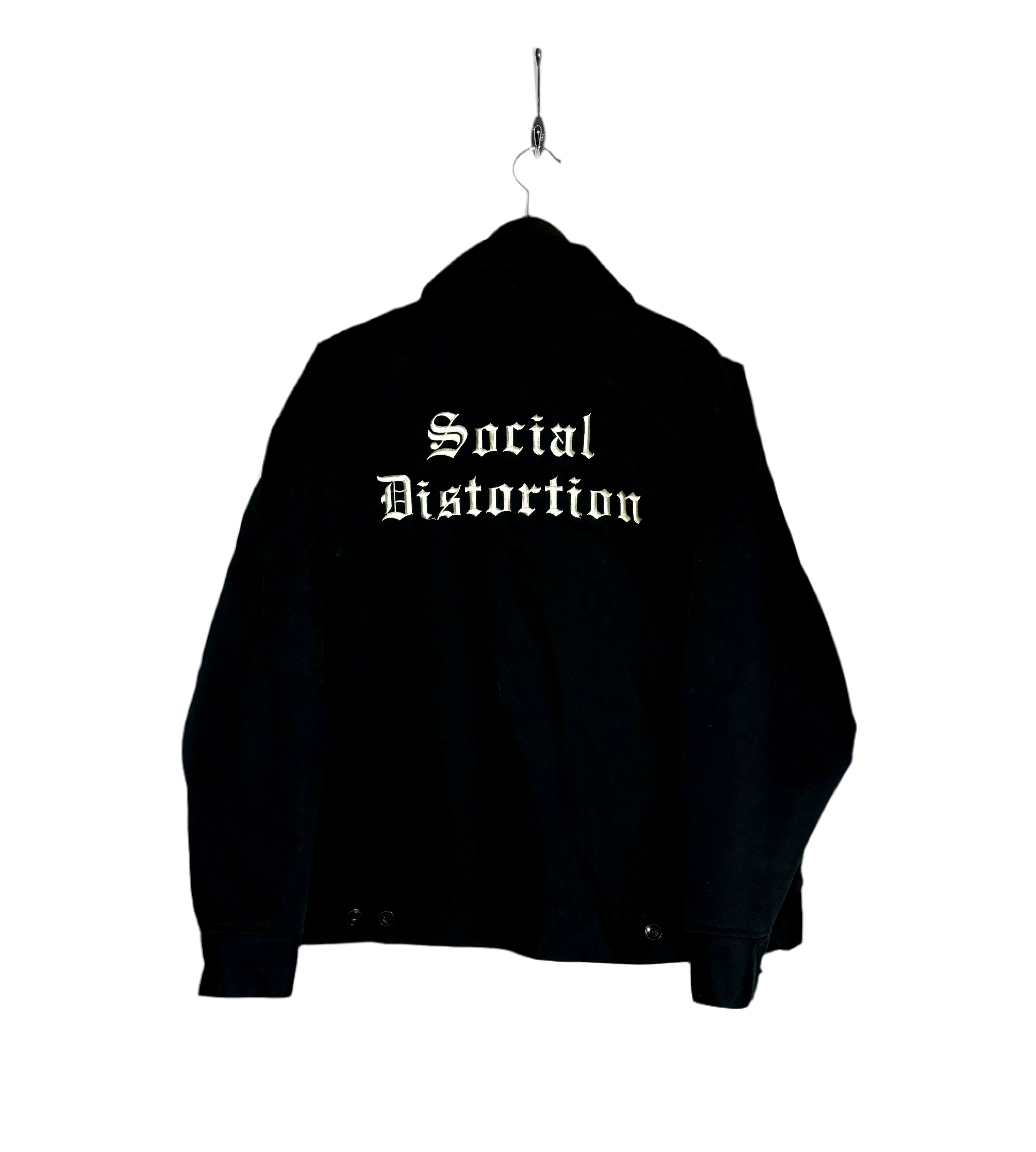 Dickies Vintage Social Distortion Jacke Schwarz Größe XL
