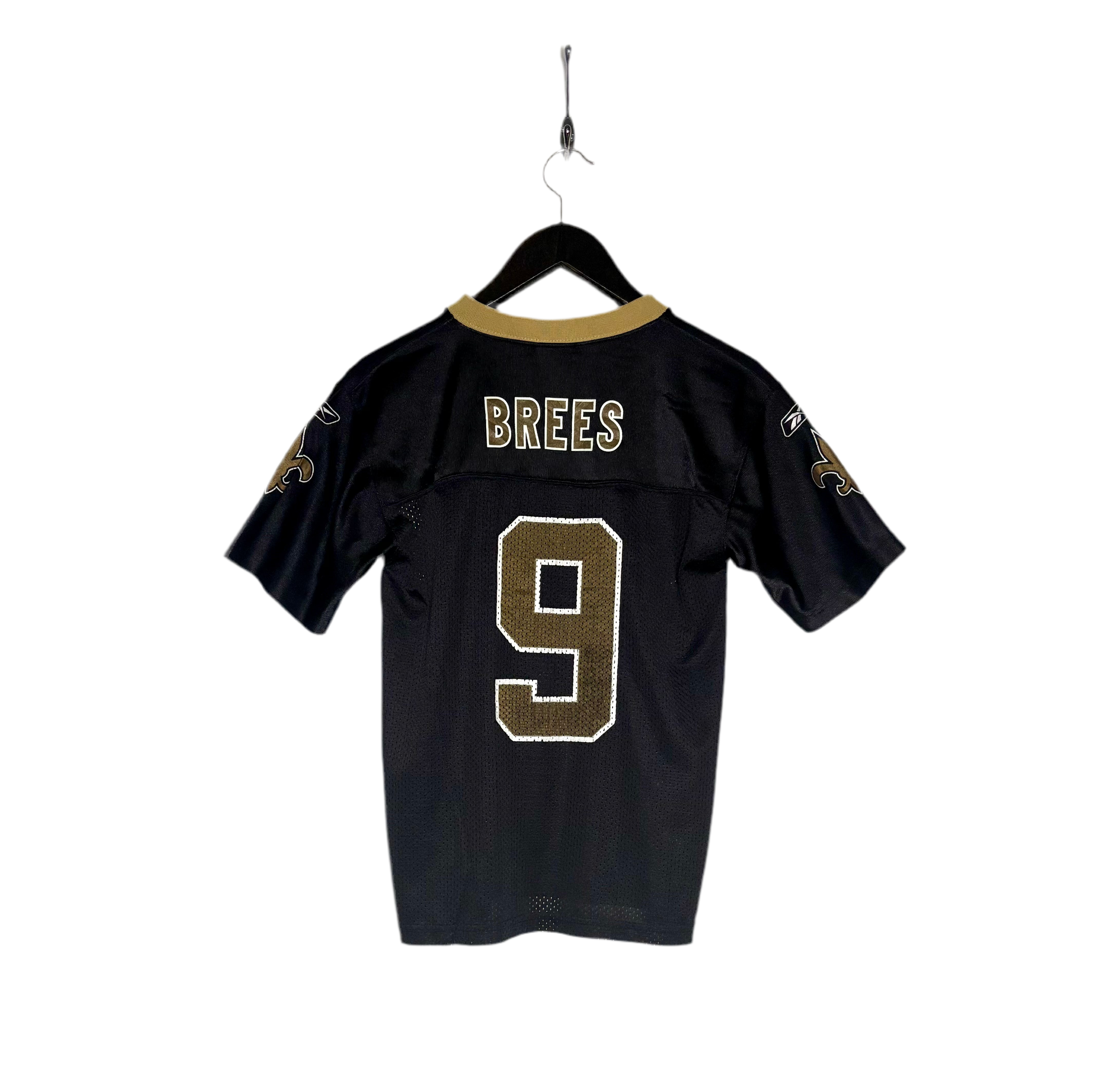 Reebok NFL New Orleans Saints Jersey #9 Drew Brees Schwarz Größe M Kinder