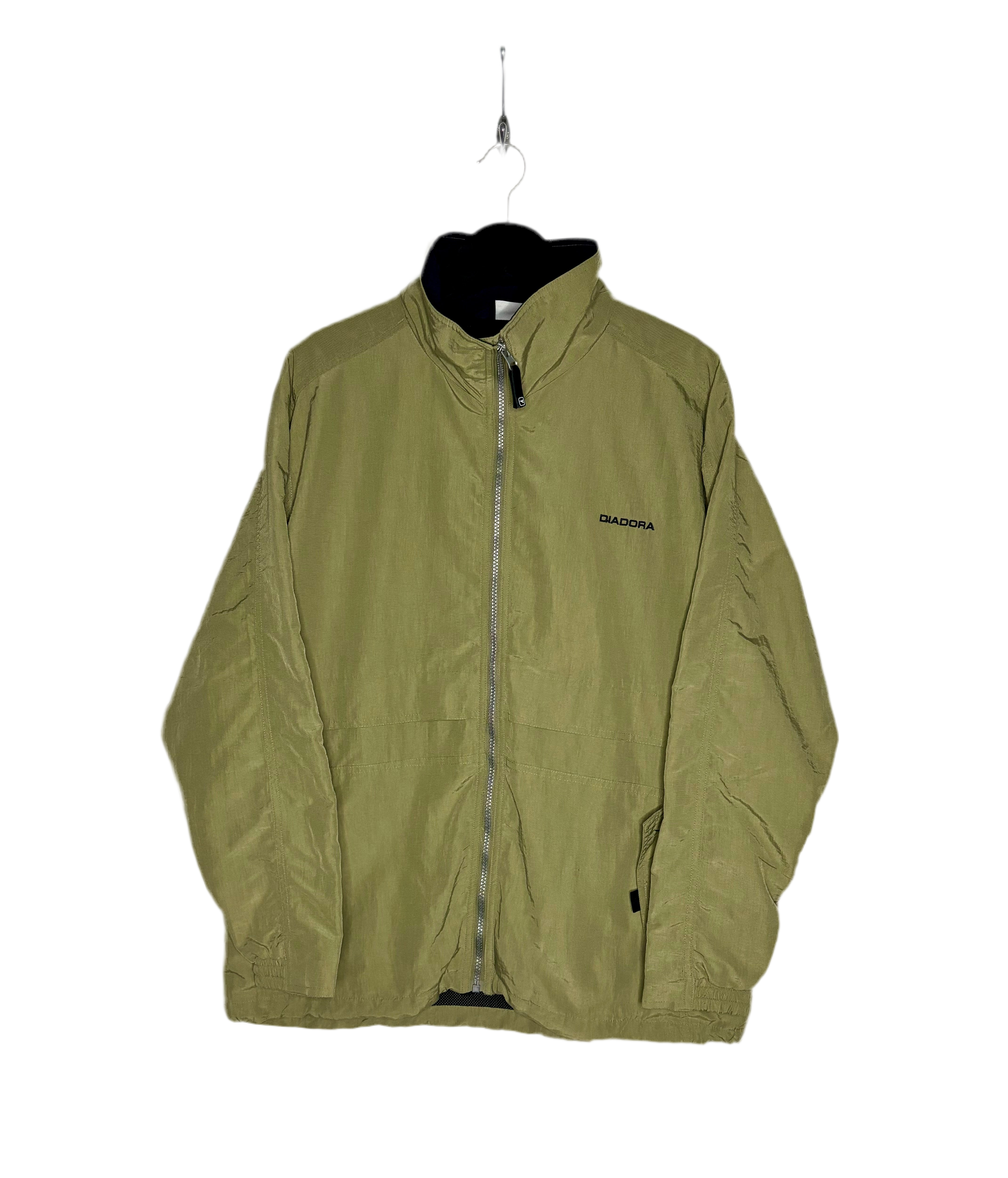 Diadora Vintage Regenjacke Beige Größe M