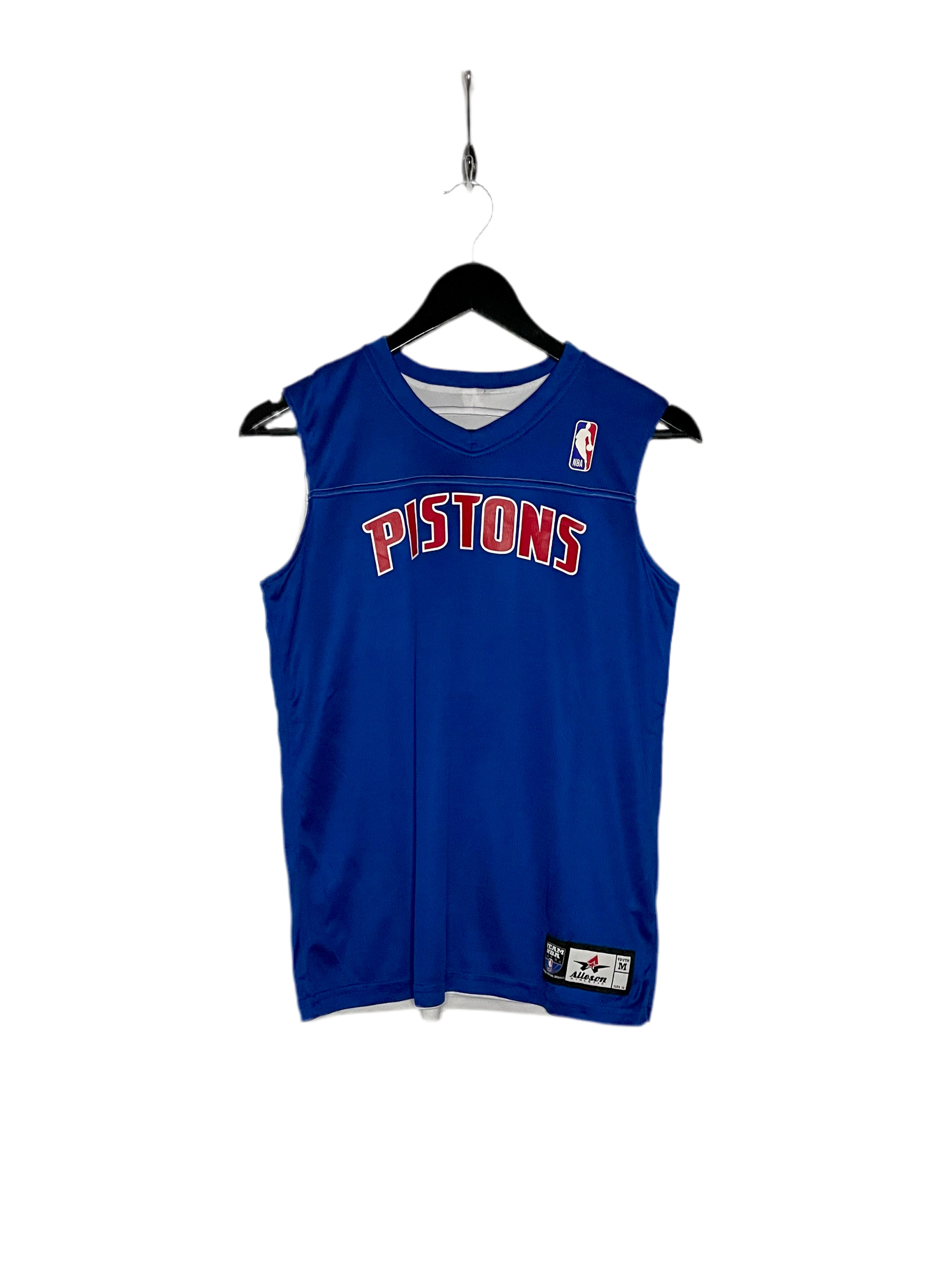 Alleson Jersey Detroit Pistons #2 Blau/Weiß Größe M Kinder
