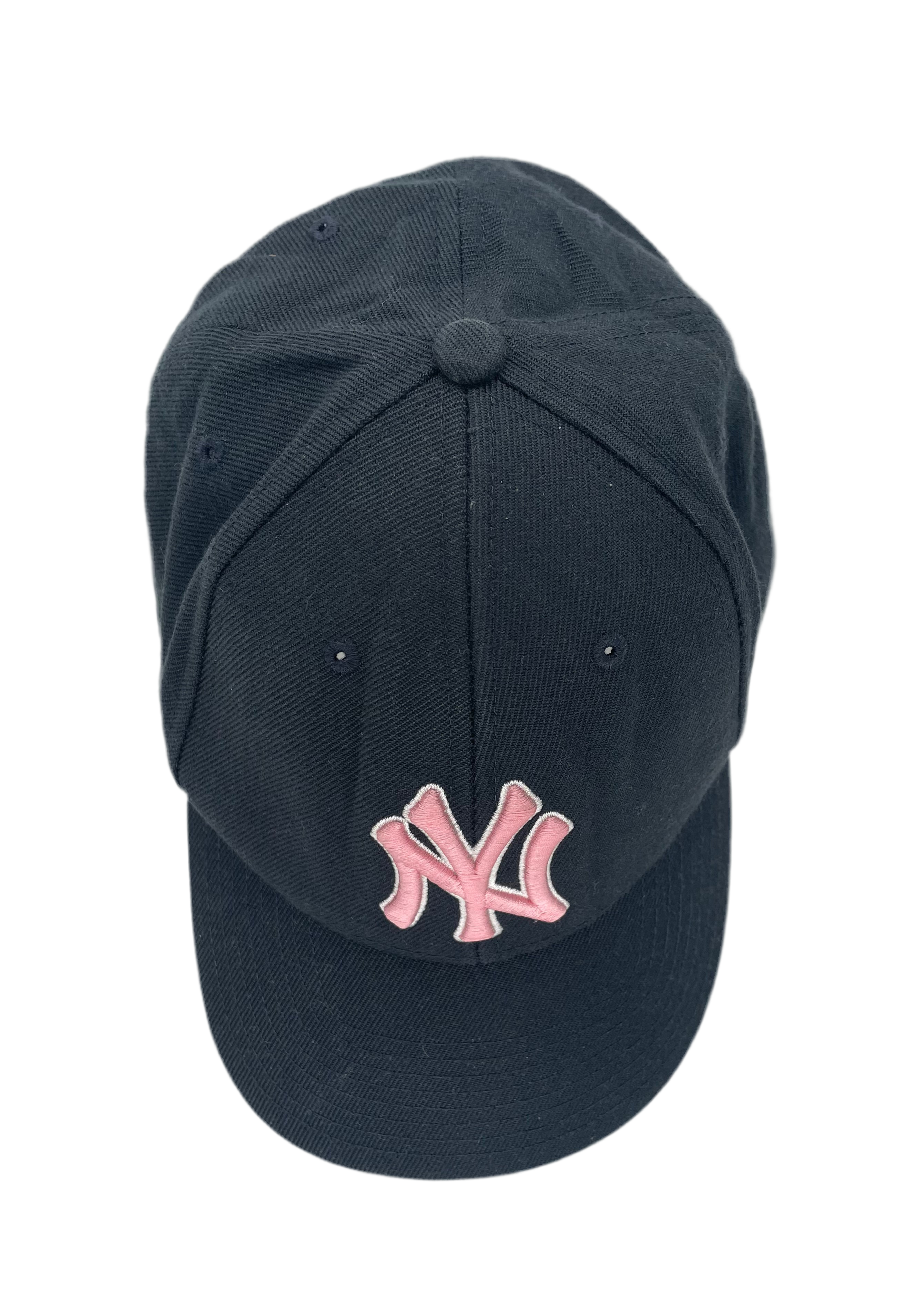 ´47Brand New York Yankees Strapback Schwarz Rosa One Size