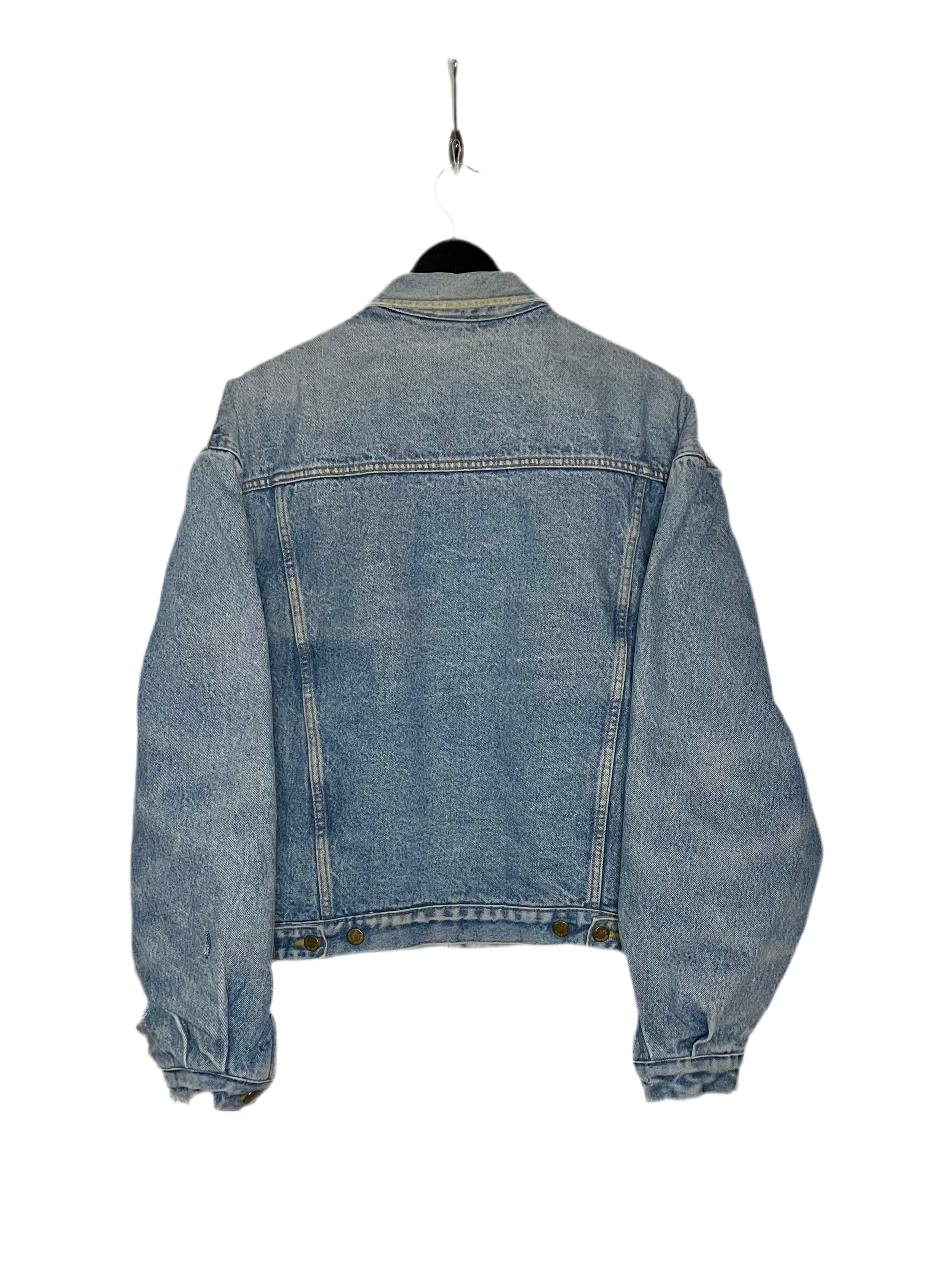 LEE Riders Vintage Jeansjacke Hellblau Größe M