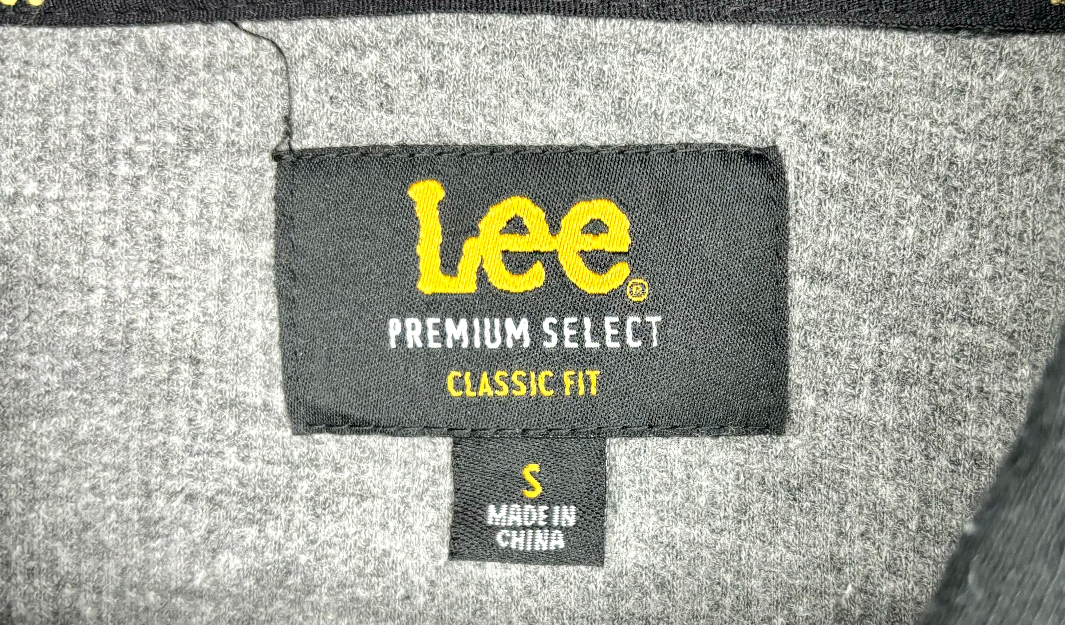 LEE Vintage Sweatshirt Jacke Schwarz Größe S