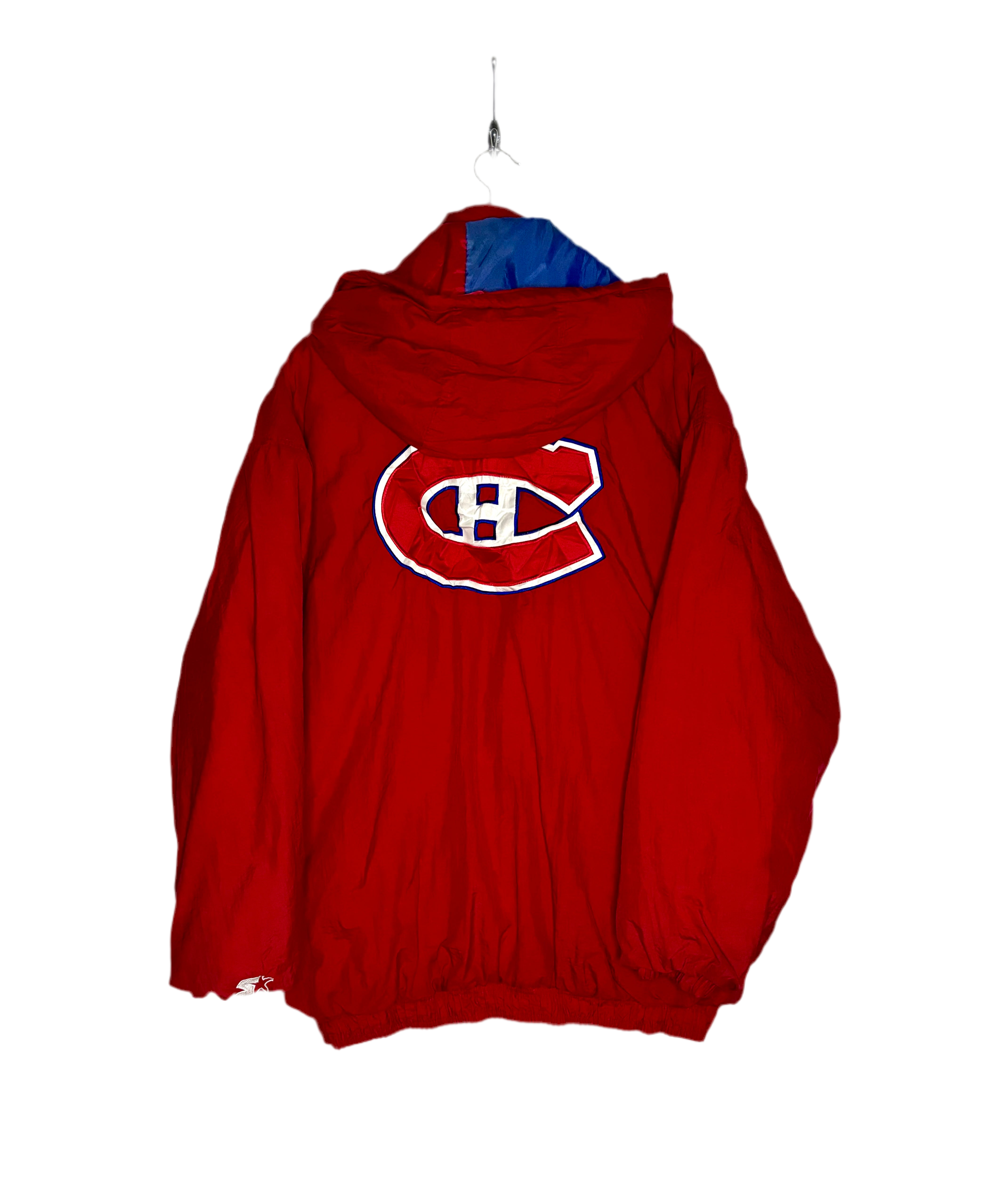Starter NHL Vintage Montreal Canadiens Winterjacke Rot Größe XL