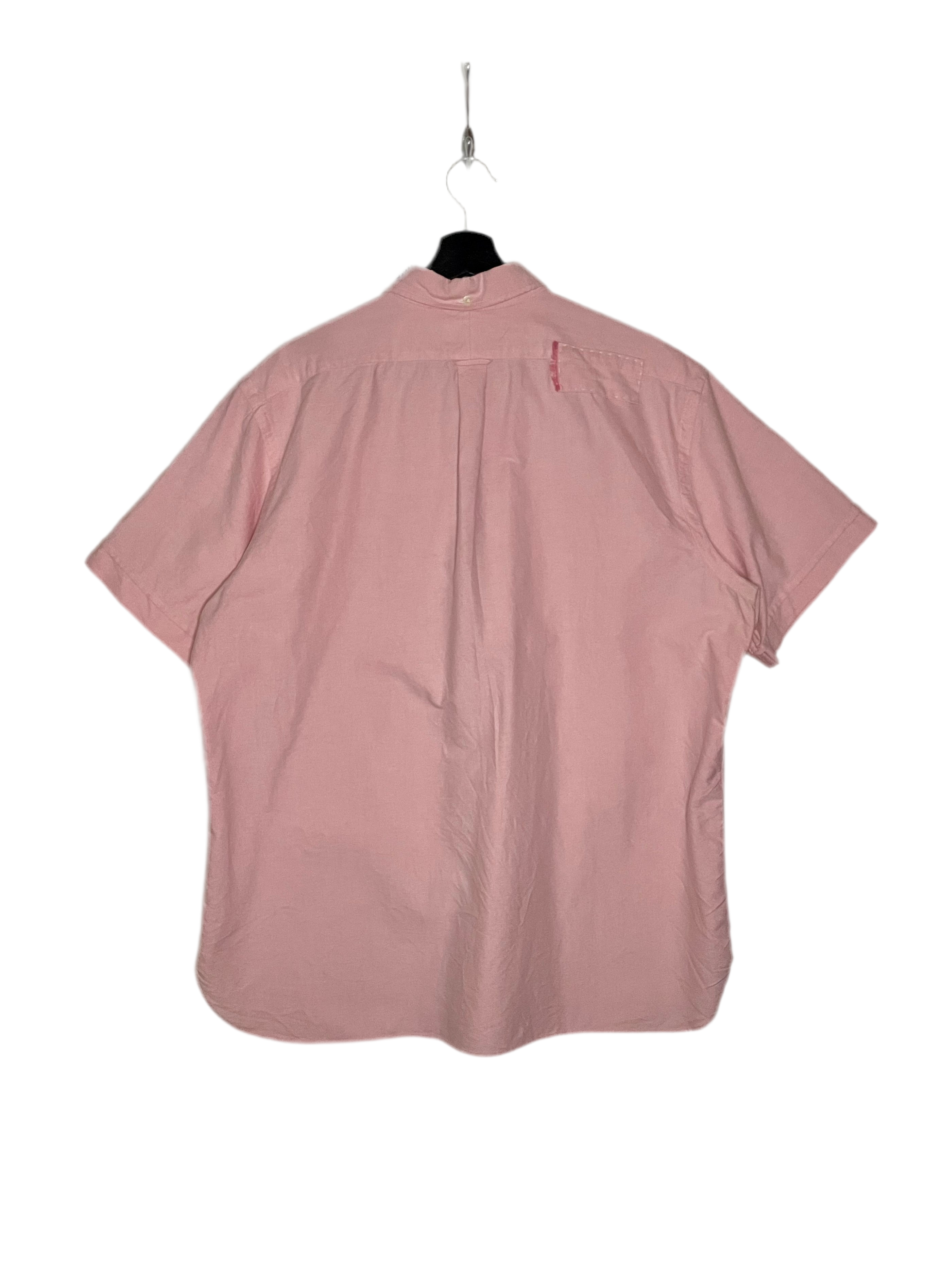 Ralph Lauren Vintage Patchwork Hemd Rosa Größe XL