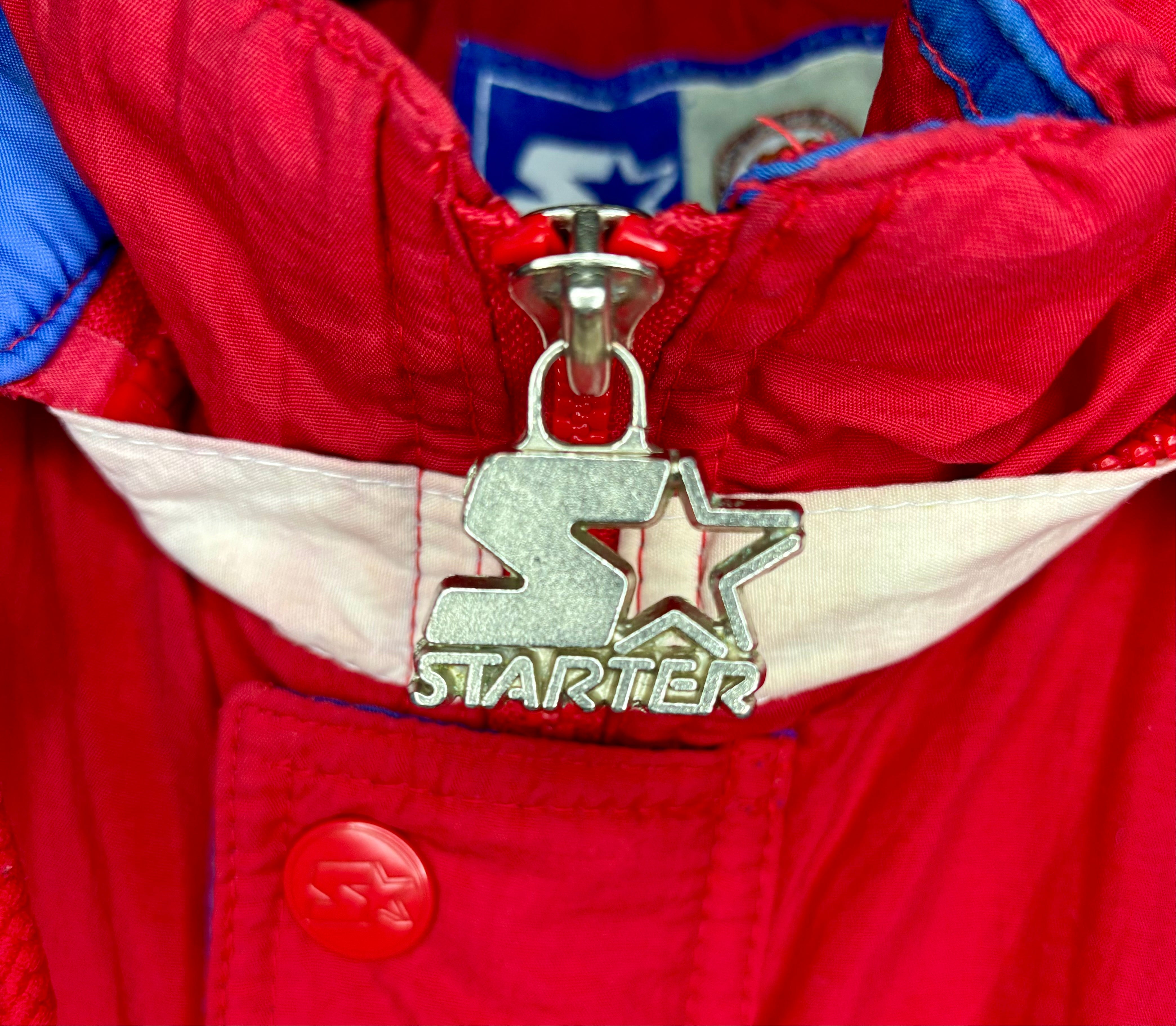 Starter NHL Vintage Montreal Canadiens Winterjacke Rot Größe XL